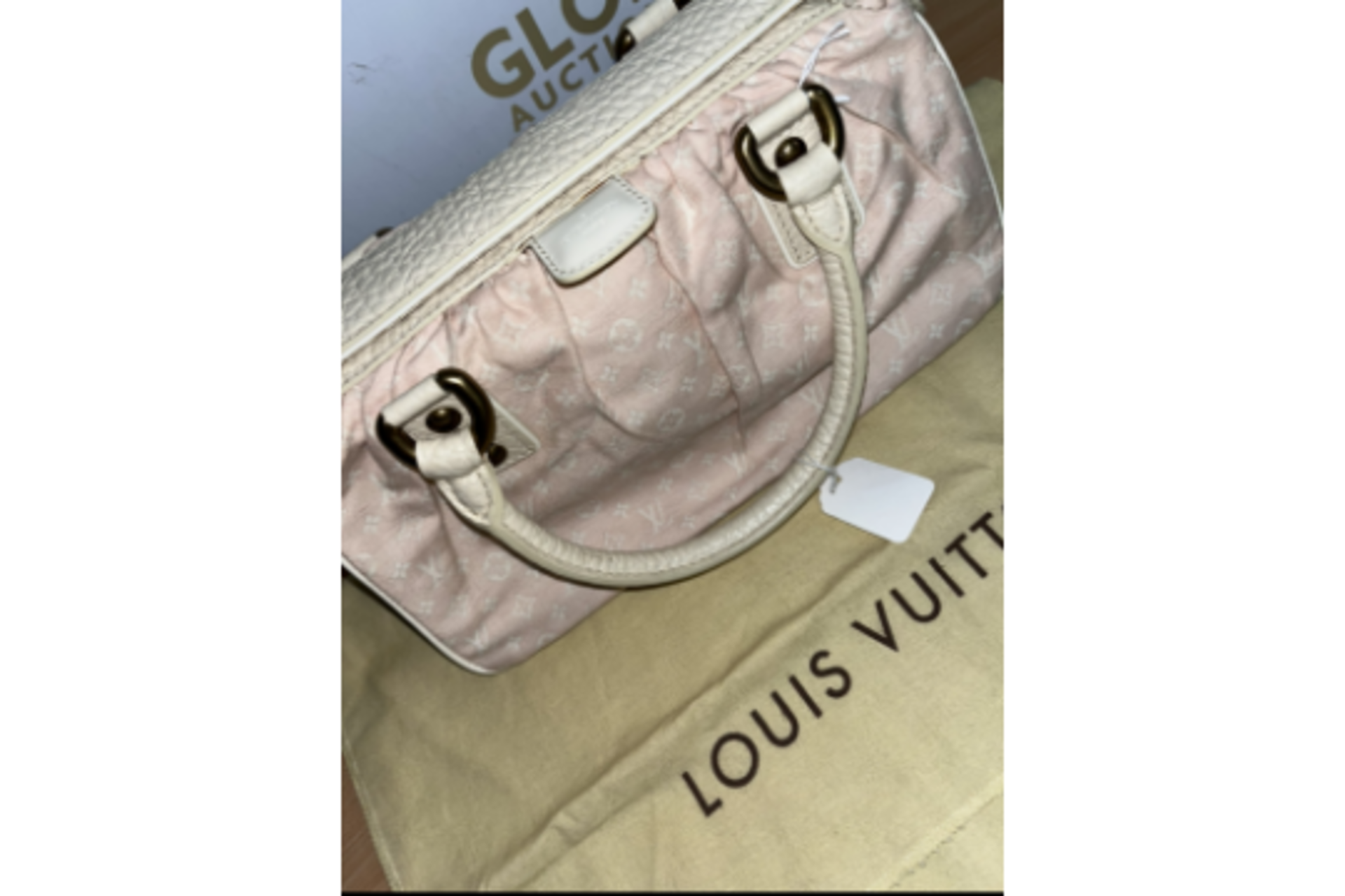 (No VAT On The Hammer, 5% Buyers Premium)RRP £1170 Louis Vuitton Trapeze Handbag Beige Monogram - Image 2 of 4