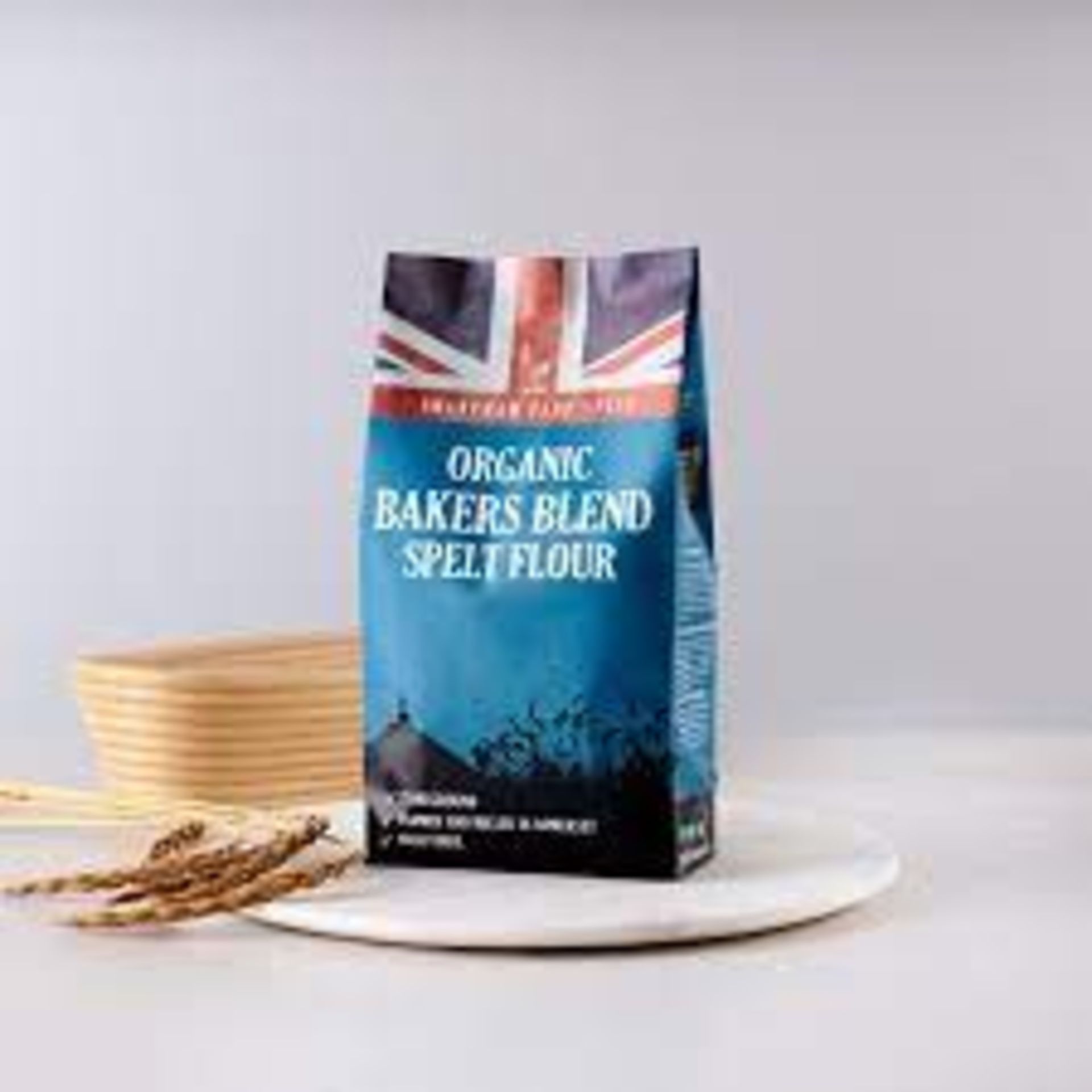 RRP £598 (Approx Count 50) (A60) Spw33N1220V 10 X Sharpham Park Organic Bakers Blend Spelt Flour,
