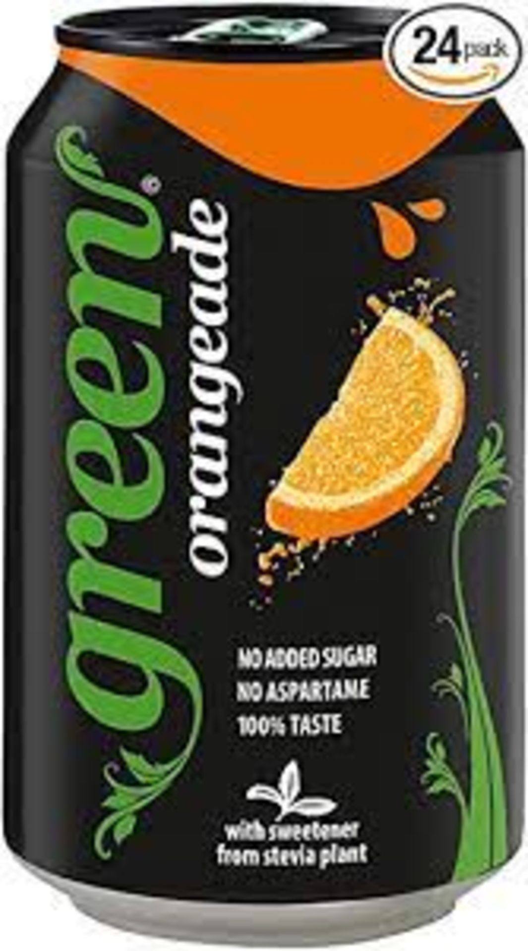 RRP £882 (Approx. Count 53) Spw52W2913Y (Best Before 28/01/23)   34 X Green Orangeade Cans 24