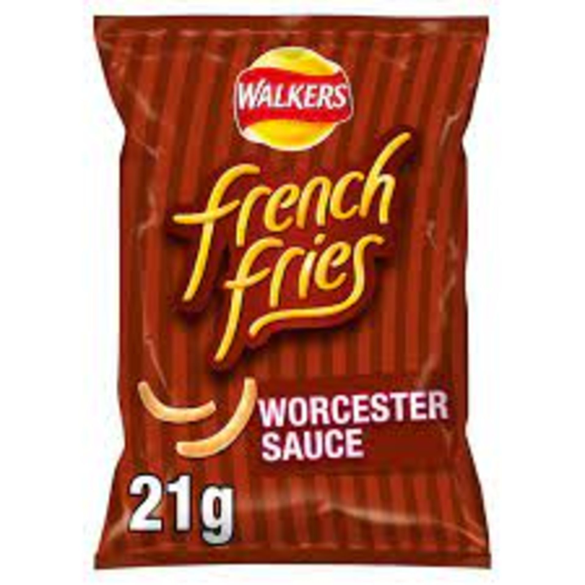 RRP £432 (Approx. Count 36) spW57p7134w 36 x Walkers French Fries Worcester Sauce Snacks, 21g (