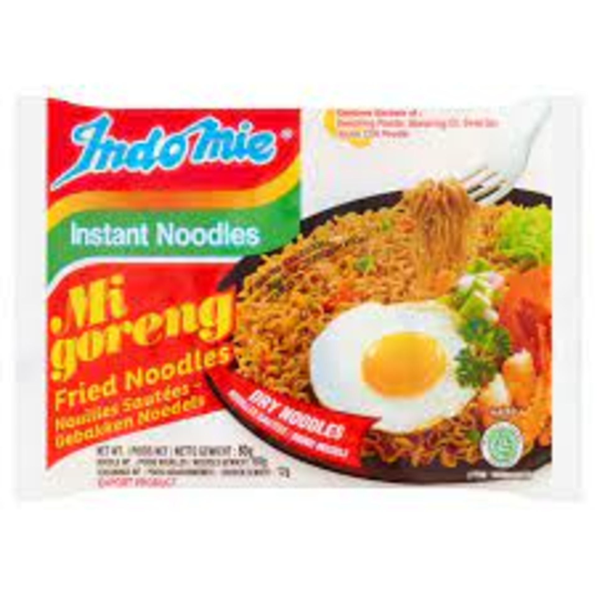 RRP £840 (Approx. Count 46) spW52w3757J 25 x Indomie Mi Goreng Fried Instant Noodles, 80g (Pack of