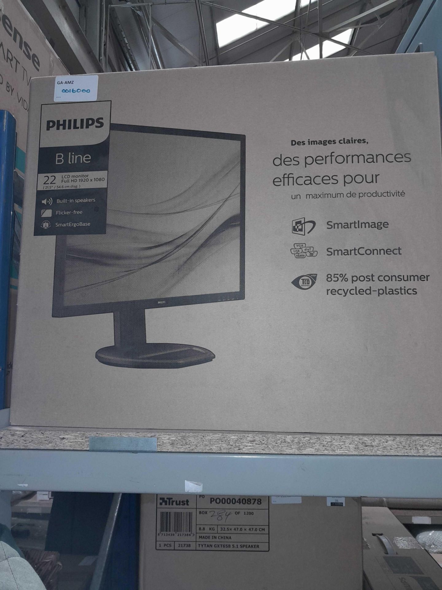 RRP £165 Brand New Factory Sealed Phillips B Line 22" Lcd Monitor - Image 2 of 2