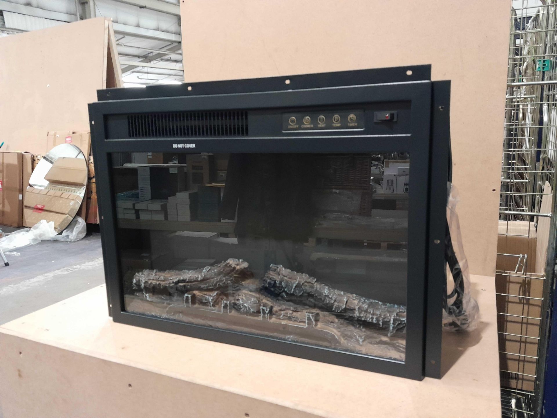 RRP £290 Warmie Homy Fireplace Heater In Black Dimensions 60X21.5X43.3Cm - Image 2 of 2