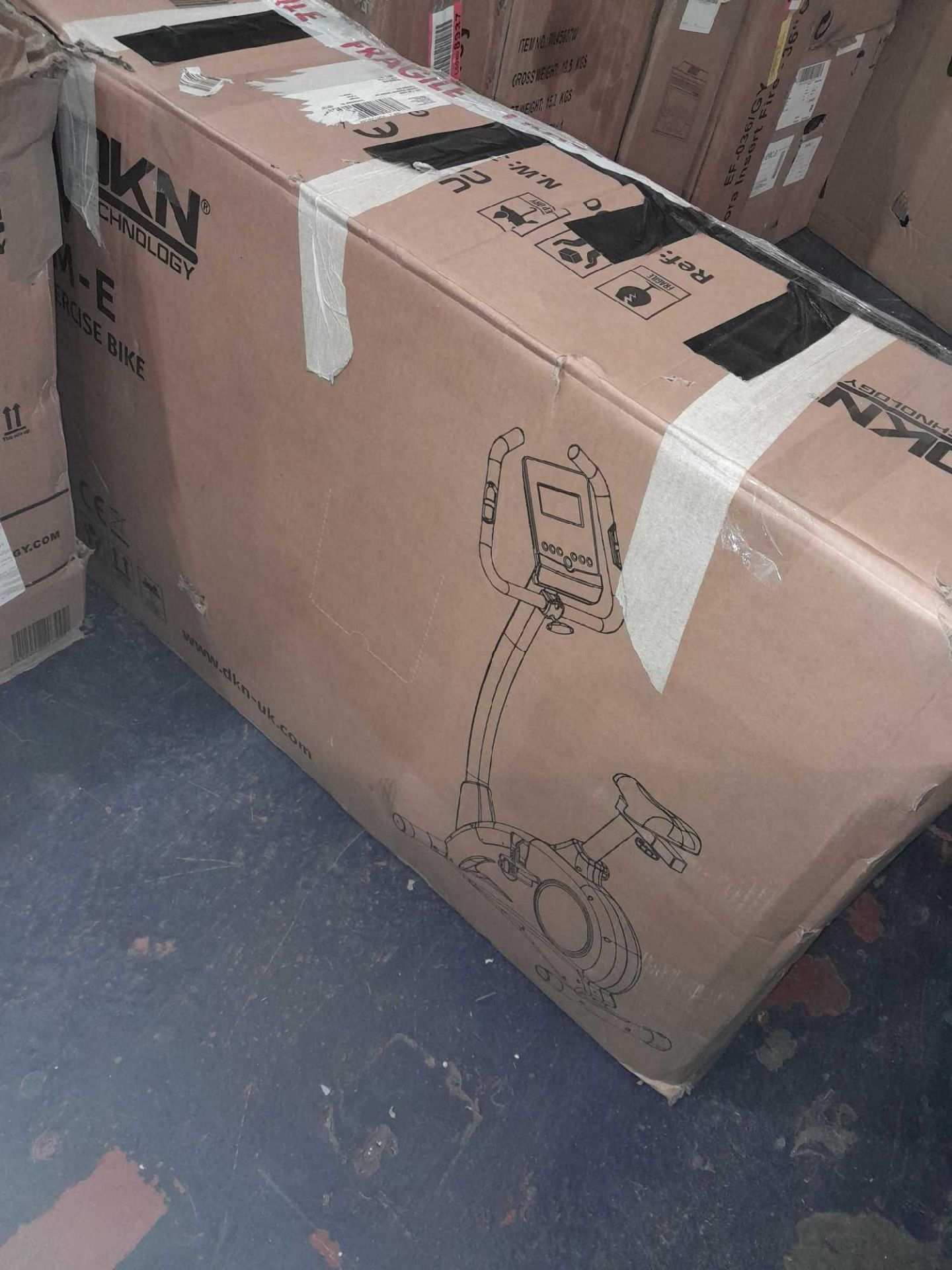 RRP £250 A Boxed Dkn Technology Am-E Exercise Bike - Image 2 of 2