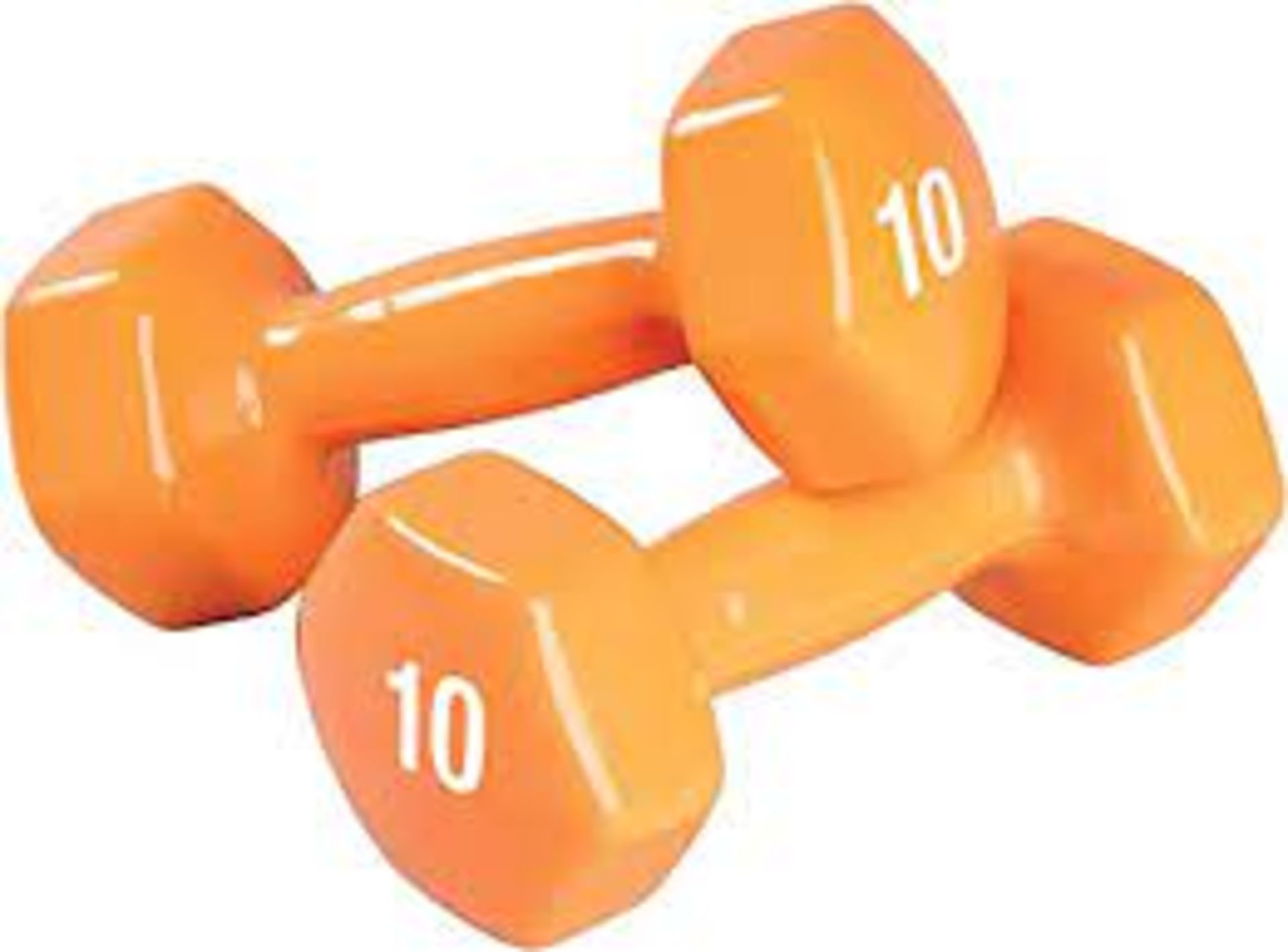 RRP £120 Spri 10Kg Dumbells