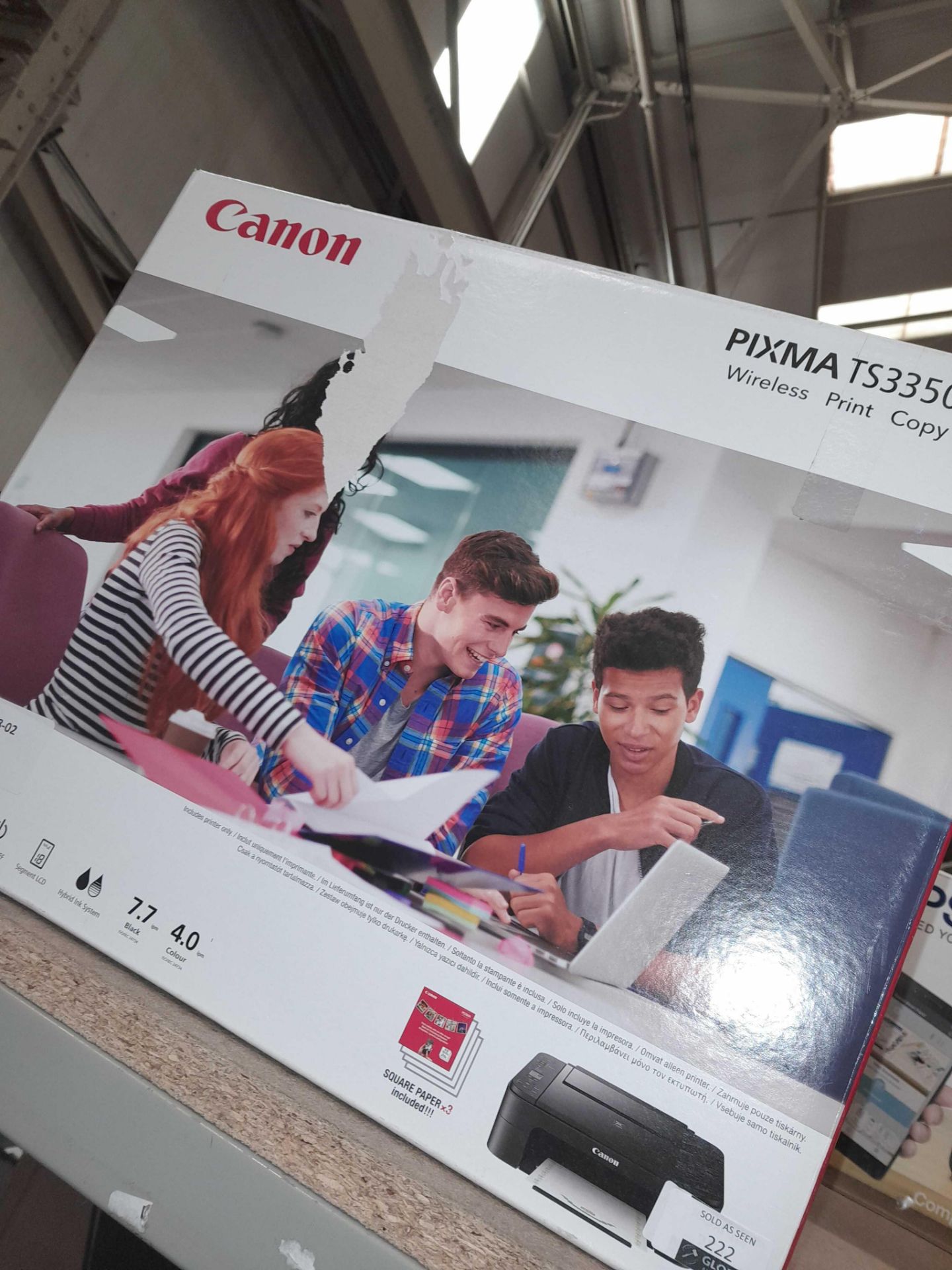 RRP £150 Lot Contains X2 Canon Printers Including A Boxed Canon Printer - Image 3 of 3