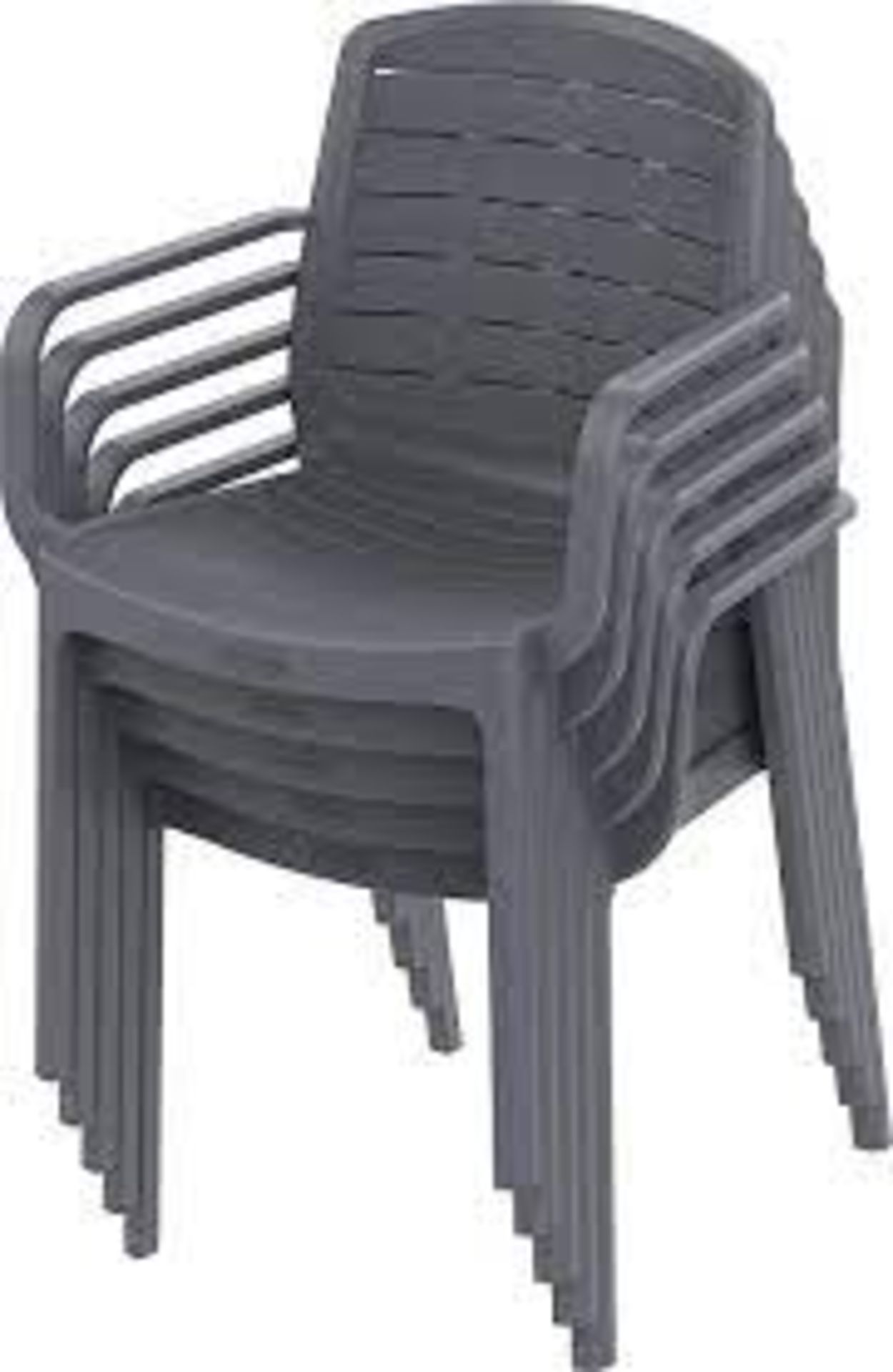 RRP £175 Lot Contains X5 Duramax Garden Chairs