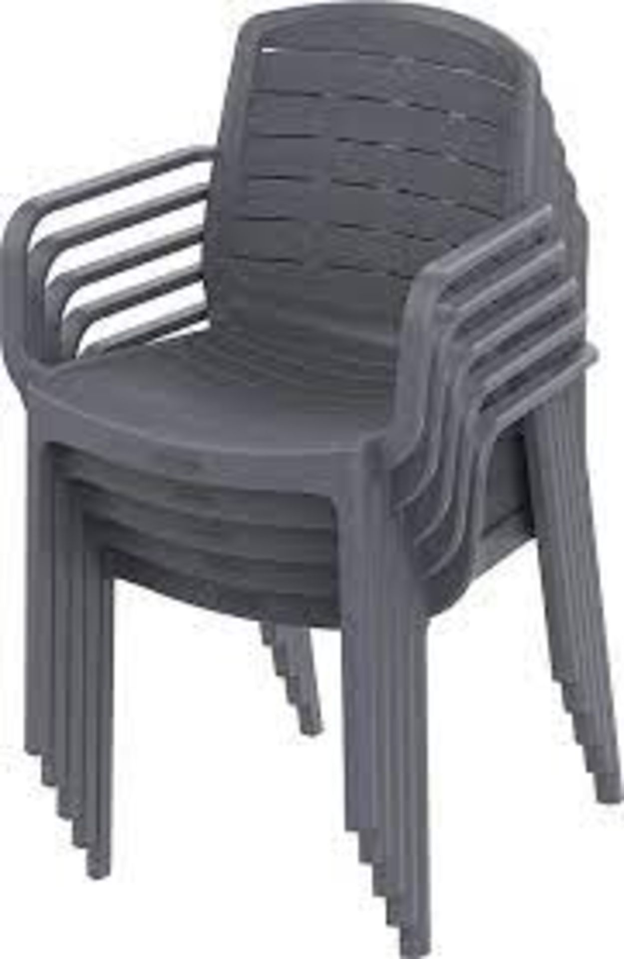 RRP £175 Lot Contains X5 Garden Chairs