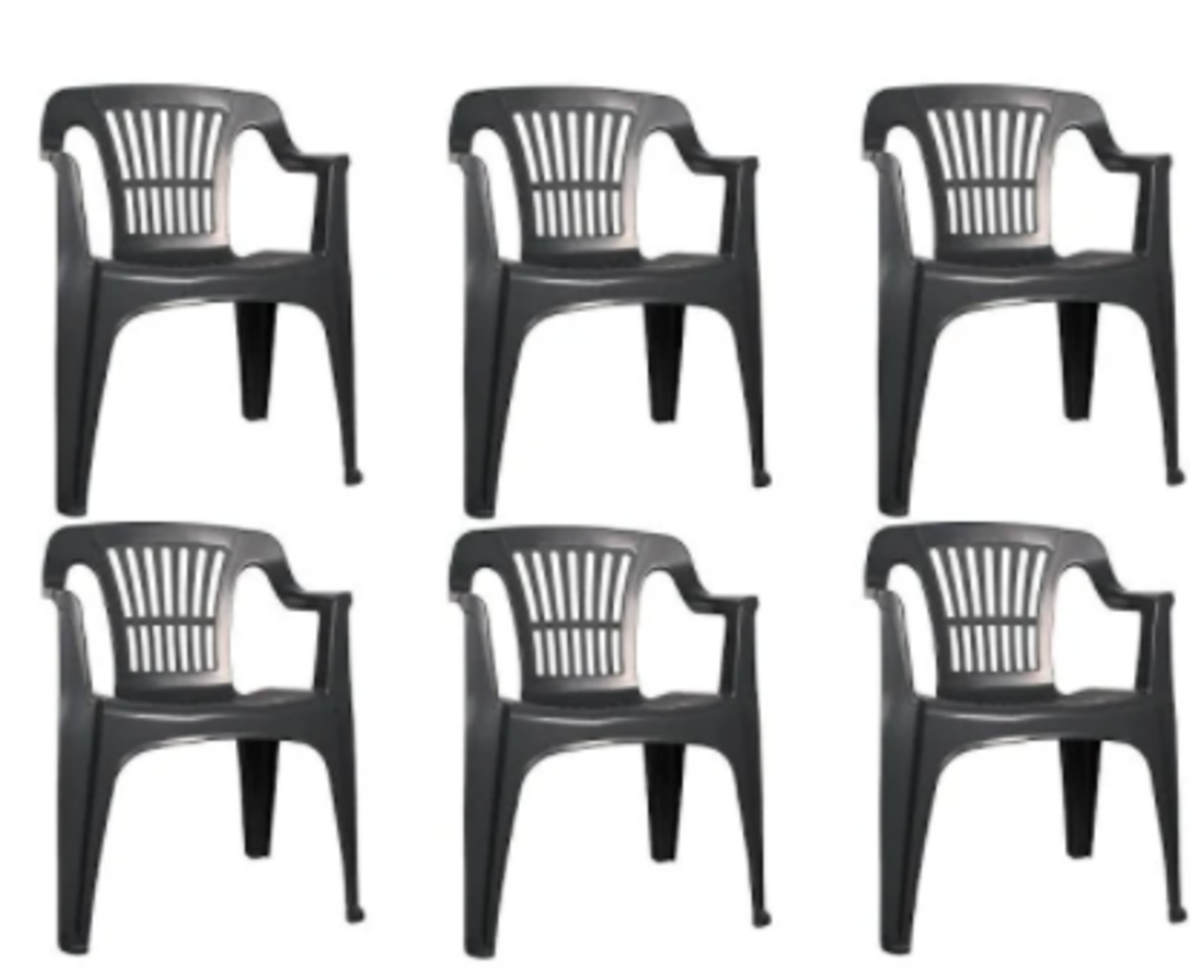 RRP £175 Lot Contains X5 Duramax Garden Chairs