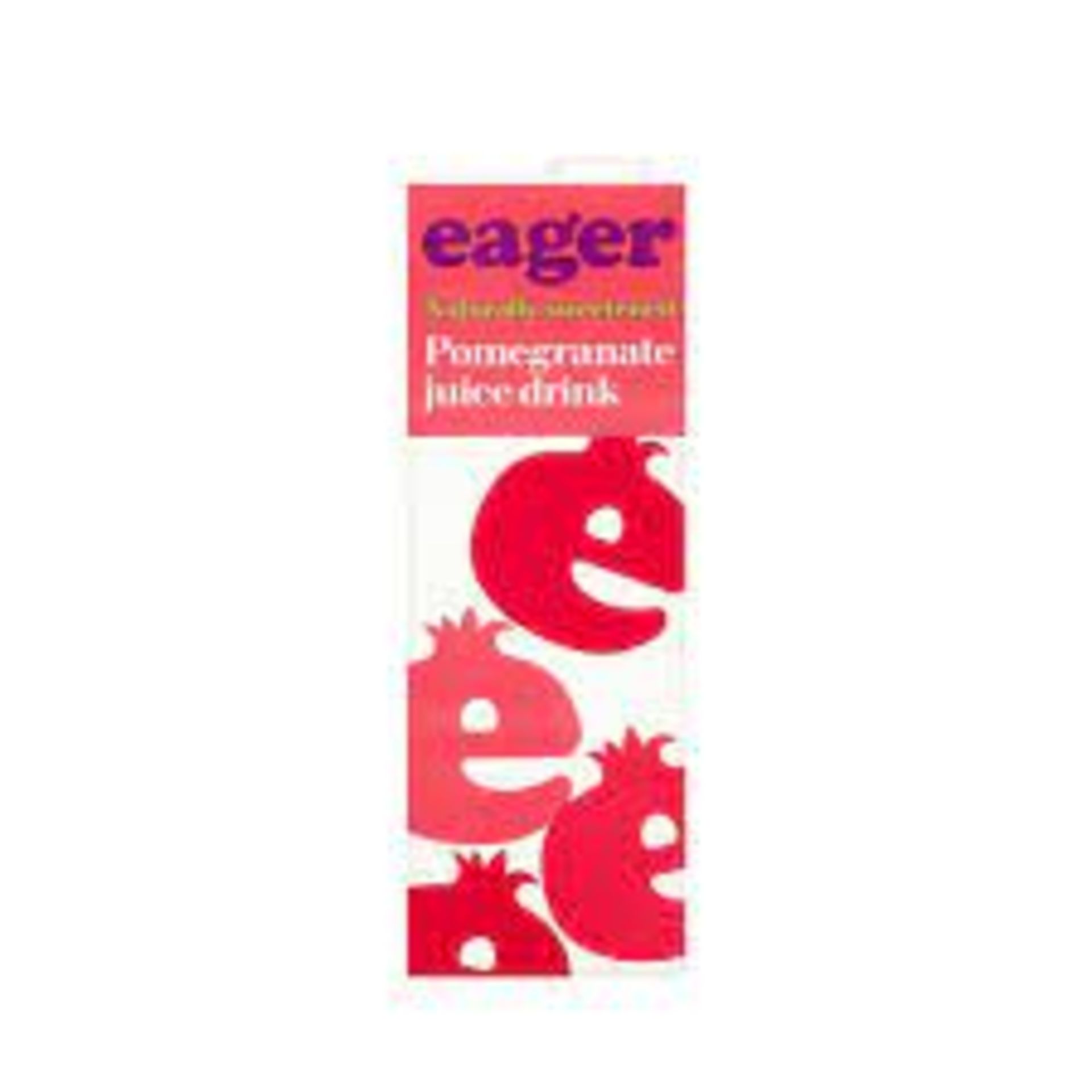 RRP £1258 (Approx. Count 79)spW55A6588E45 x Eager Pomegranate Juice 1 Litre (Pack of 8) - 07/23