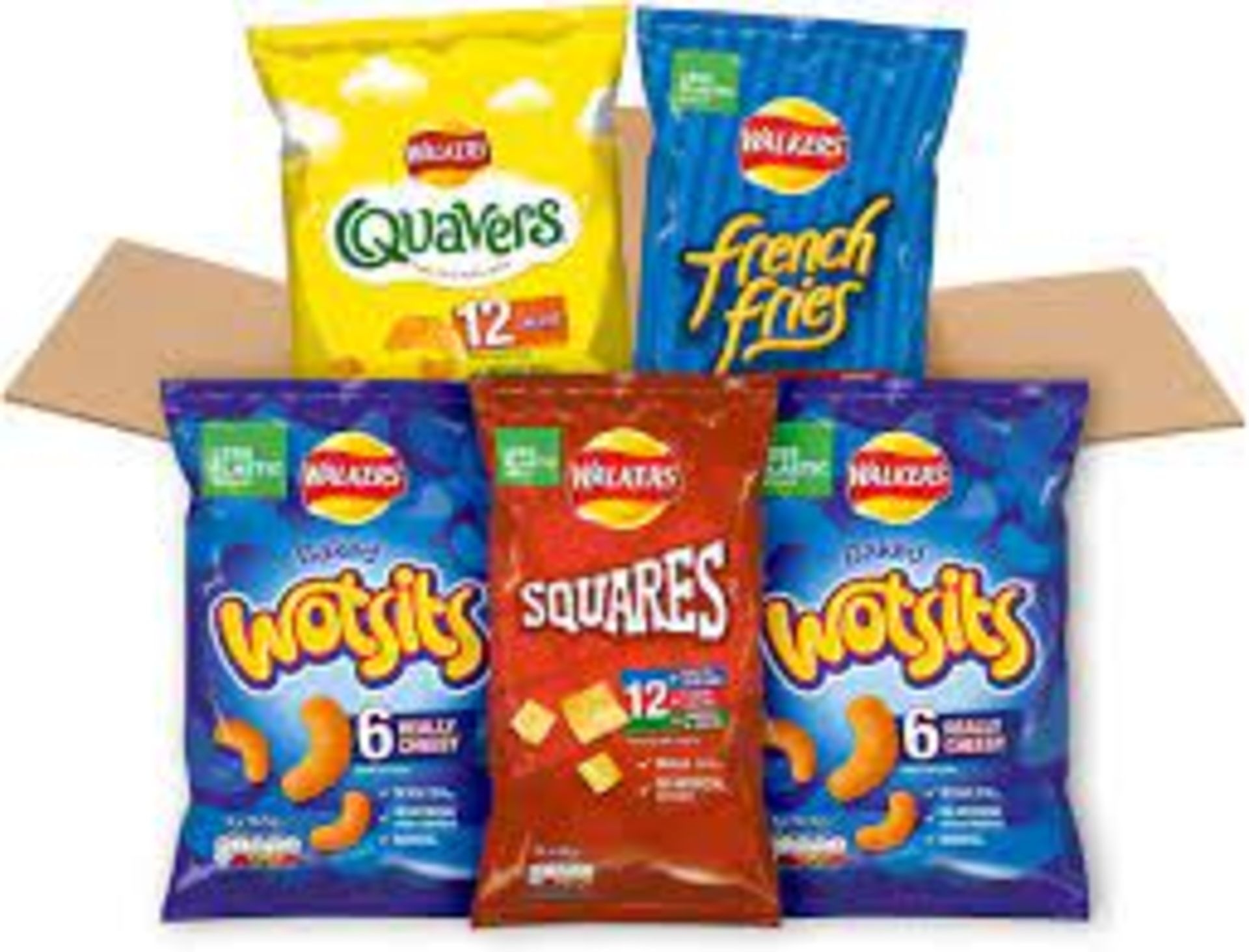 **RRP £570 (Approx. Count 41) spW48p1170h Walkers under 100 calories snacks box (Pack of 1) - BBE (