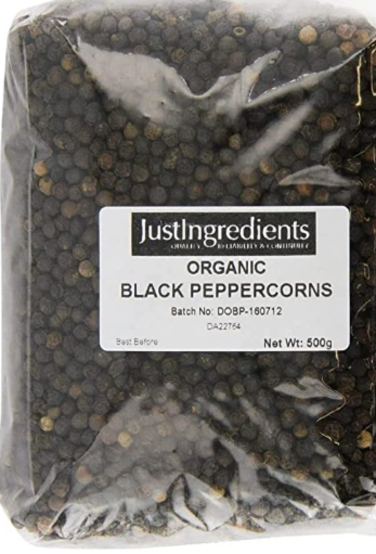 RRP £928 (Approx. Count 90) (E37) 15 x JustIngredients Essentials Black Peppercorns, 500 g - Image 2 of 3