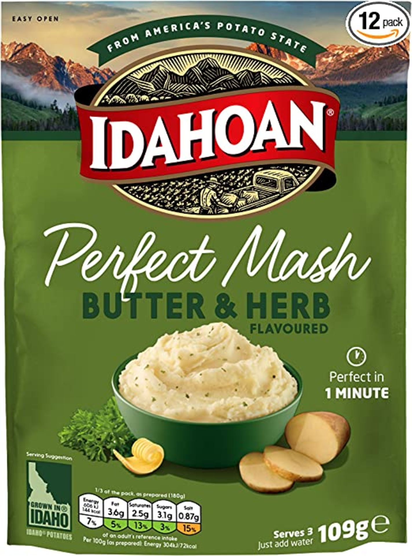 **RRP £930 (Approx. Count 73) (E42) spSBG21c5Tc 9 x Idahoan Potato Mash, Gluten Free, Vegetarian, - Image 2 of 3