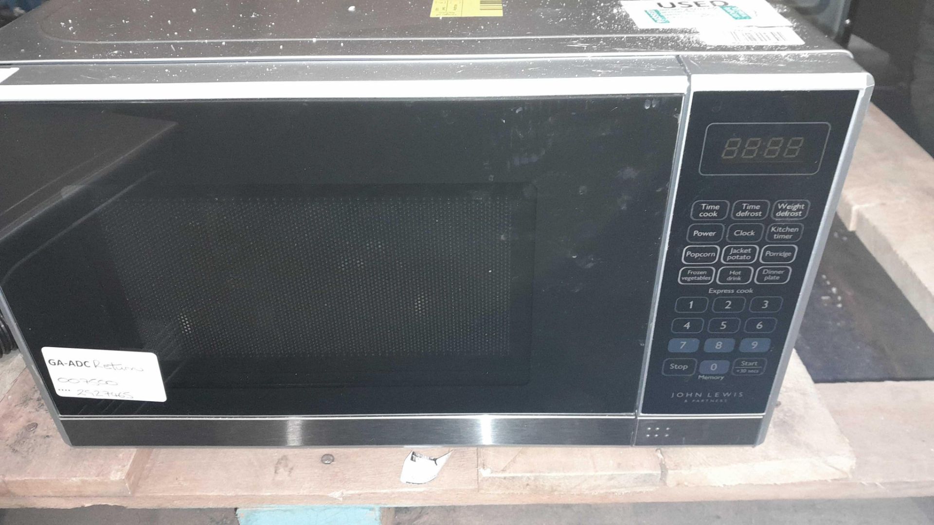 RRP £150 Lot Contains X2 John Lewis Microwave - Image 2 of 2