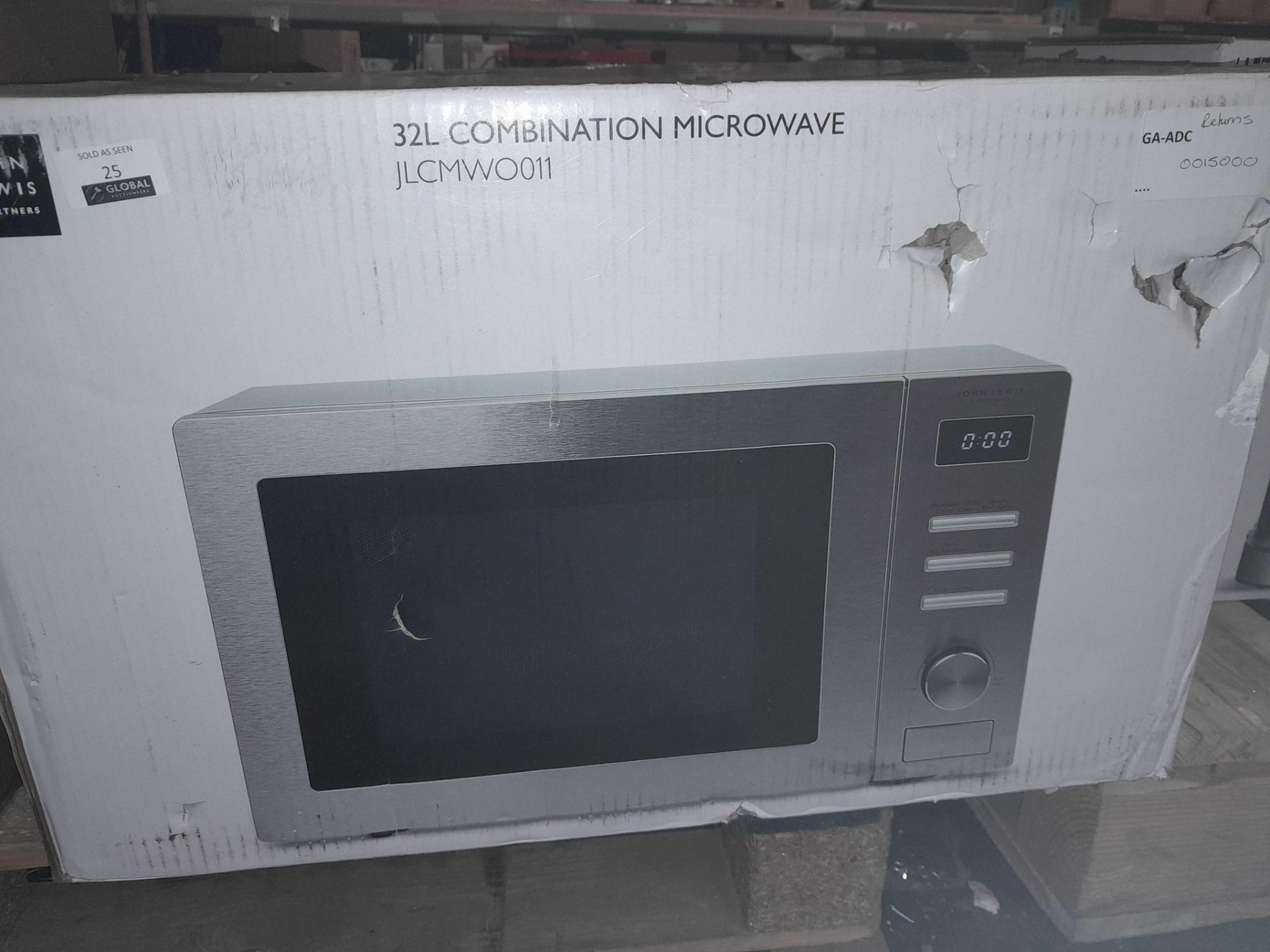 RRP £150 A Boxed John Lewis Microwave - Image 2 of 2