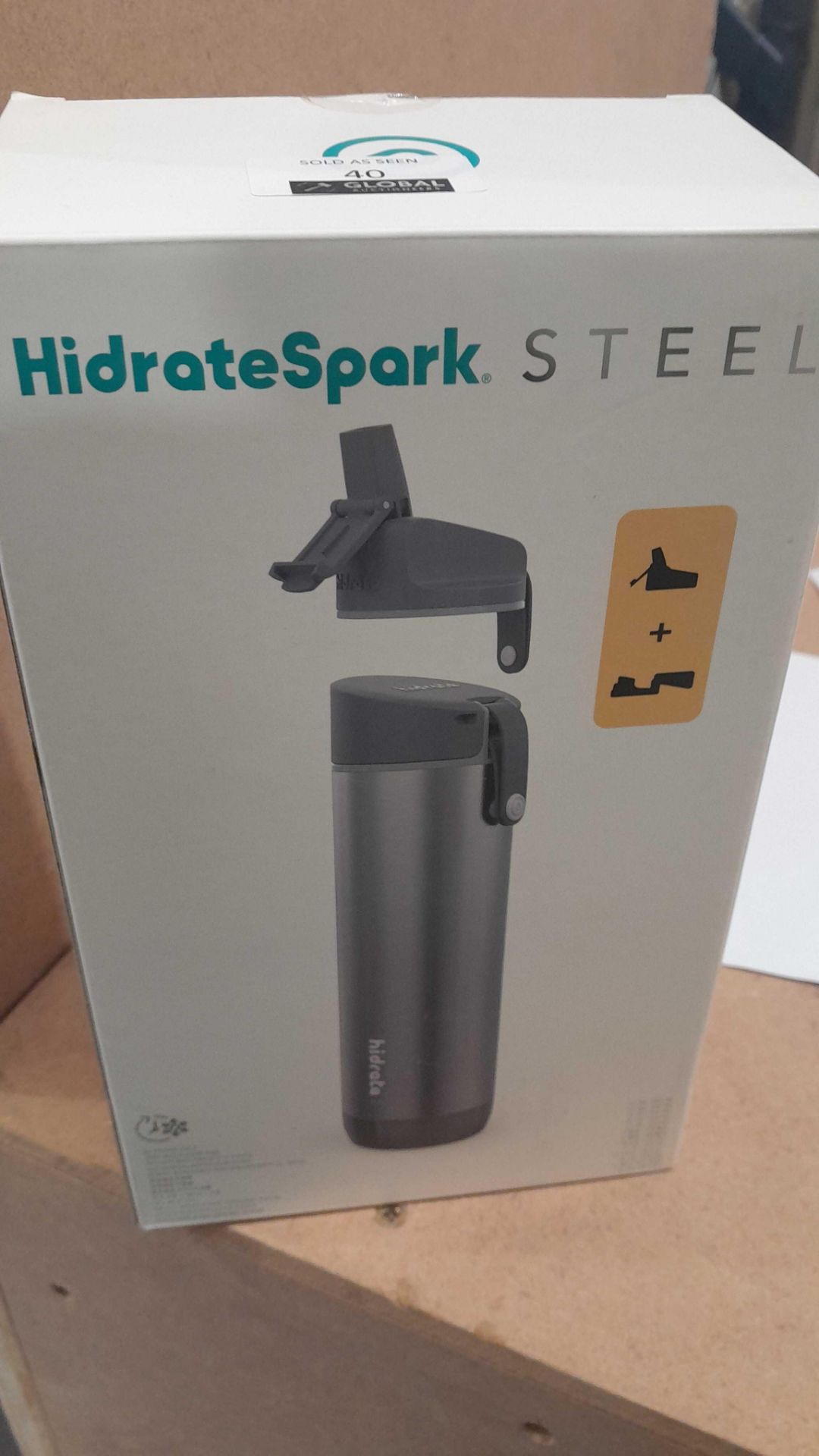 RRP £255 Lot Contains X3 Boxed Hydrate Spark Steel Bottles - Image 2 of 2