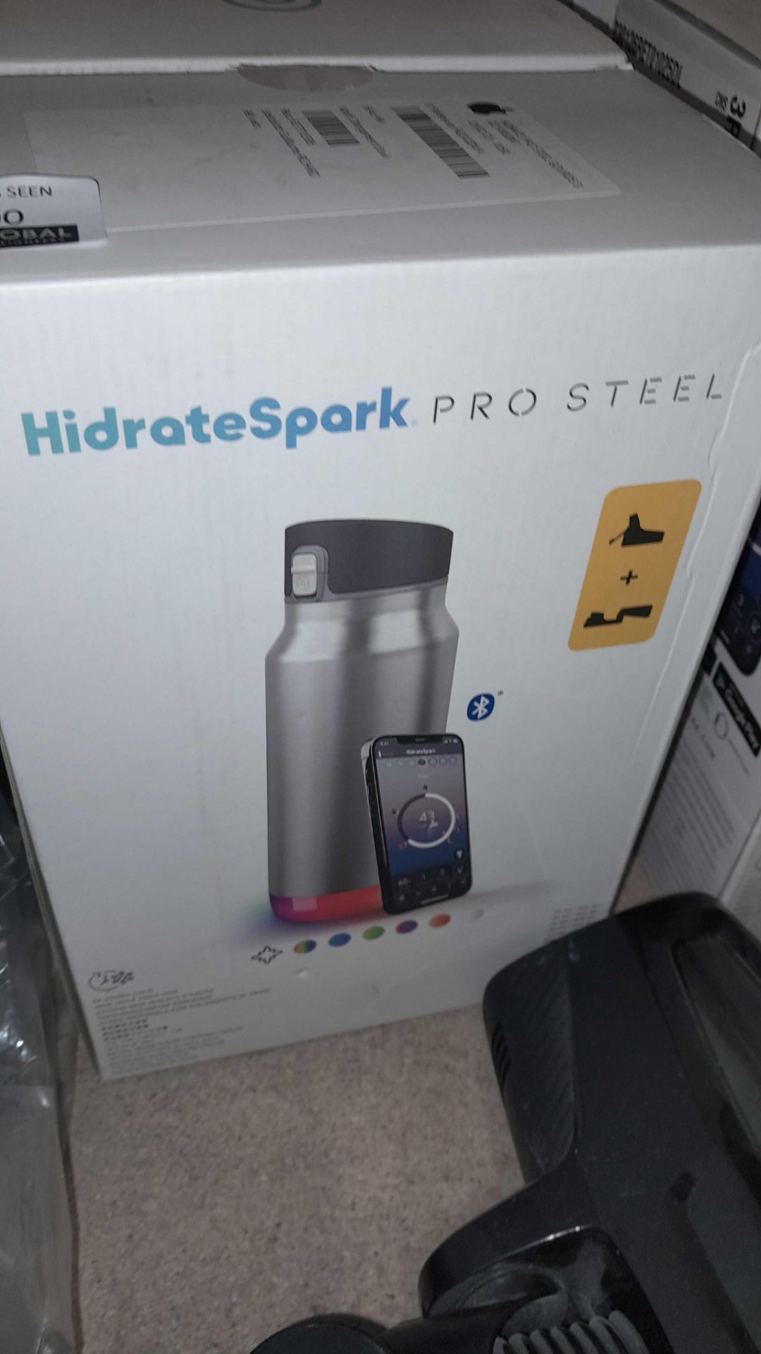 RRP £190 X2 Hydrate Spark Pro Steel Bottles - Image 2 of 2