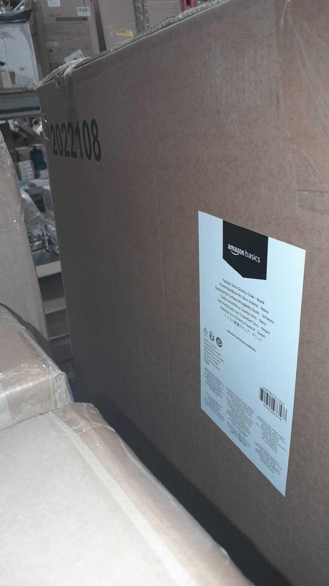 RRP £170 Brand New Boxed Amazon Basics Padded Zero Gravity X2 - Image 2 of 2