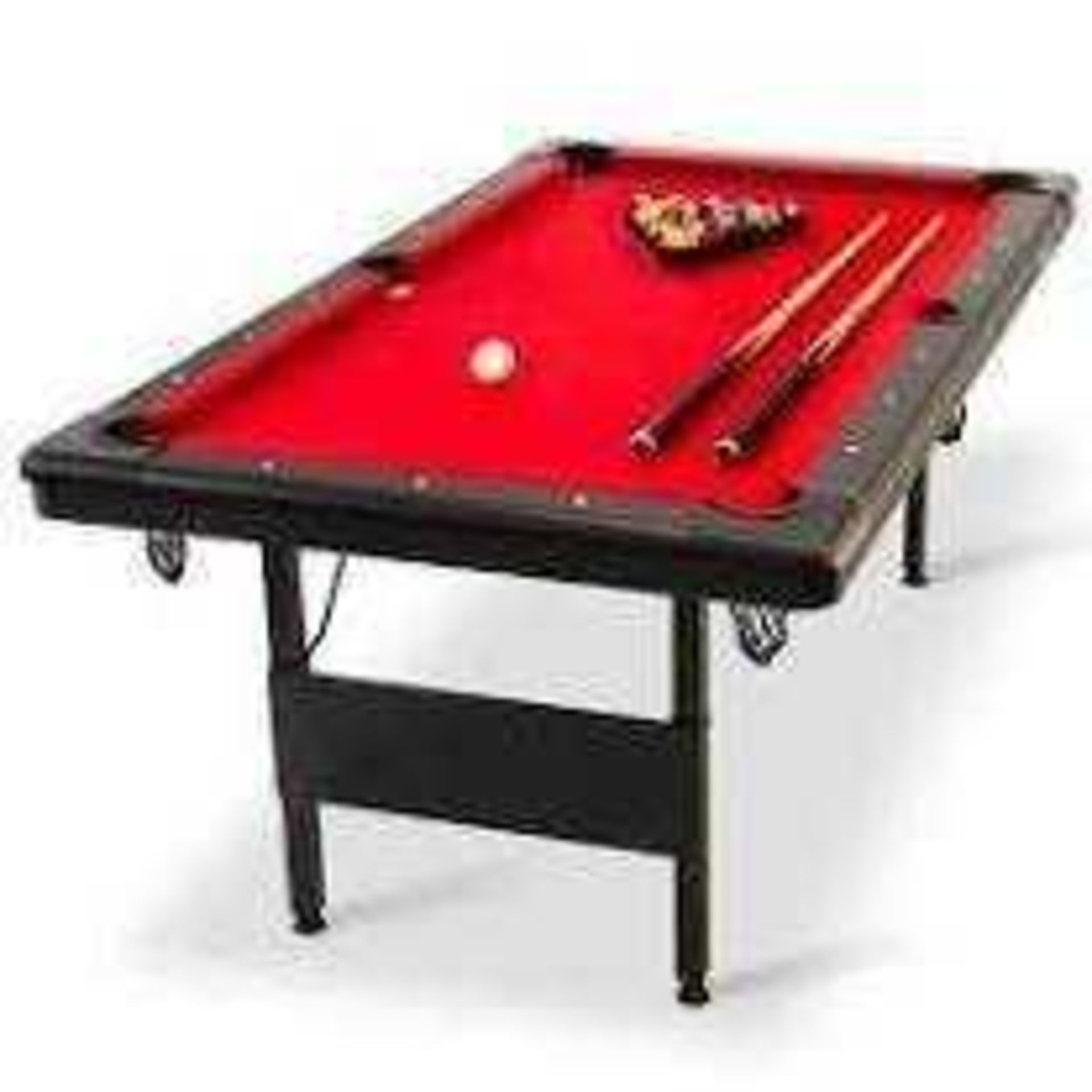 RRP £500 A Boxed New Gosprots Red Billiards Table