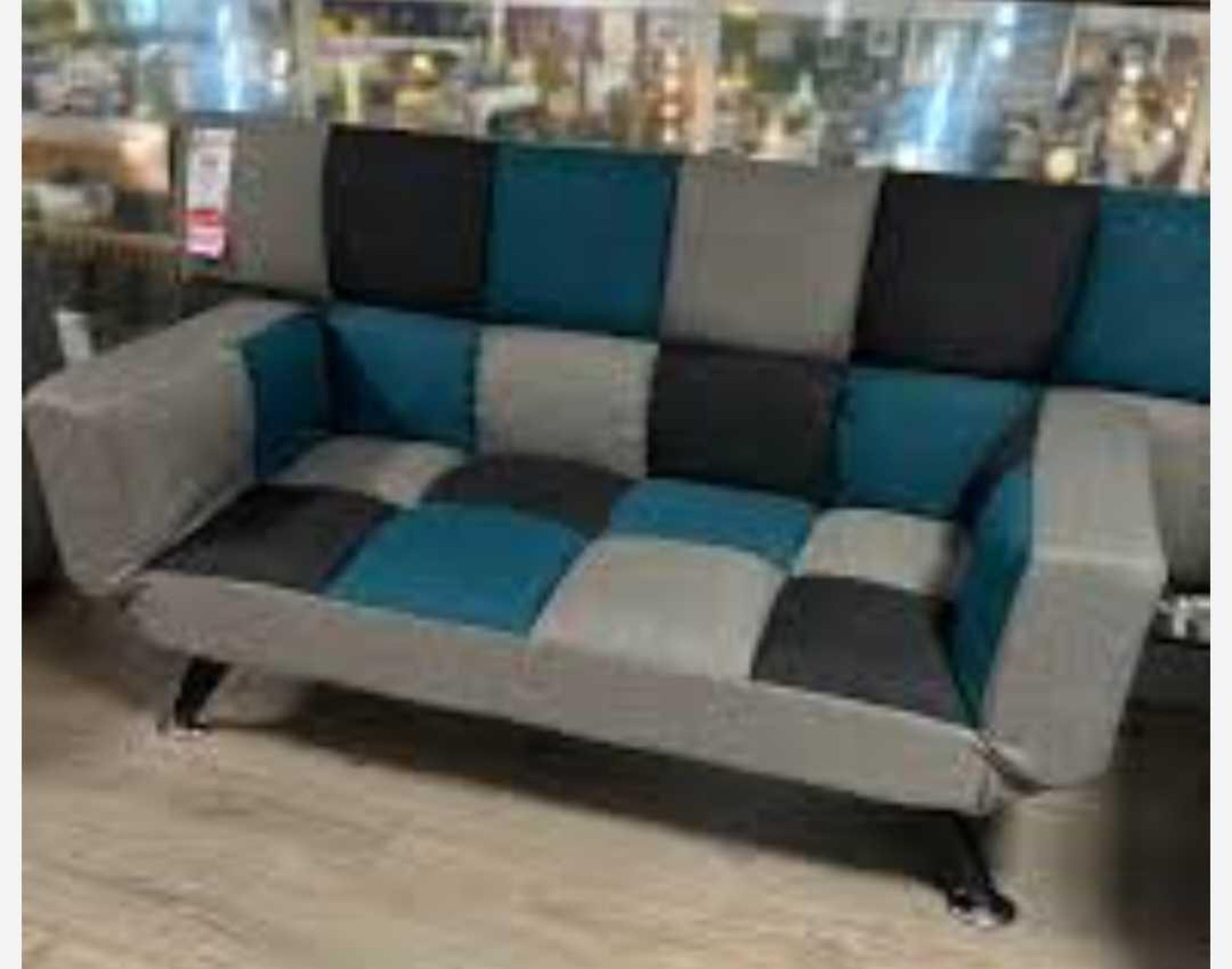 RRP £500 A Modern Patchwork Sofa Bed