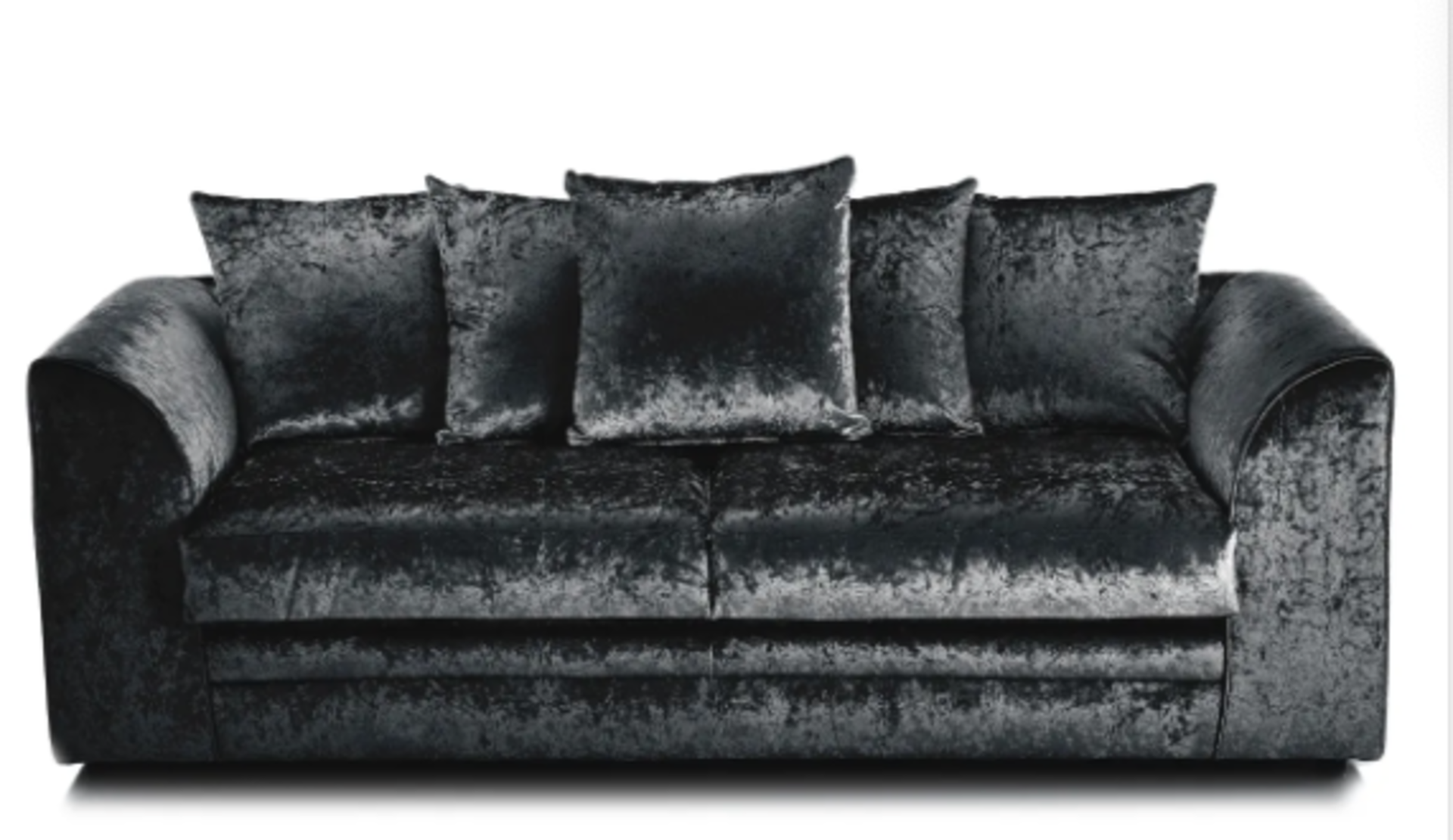 RRP £500 Clover 3 Seater Sofa Crushed Velvet