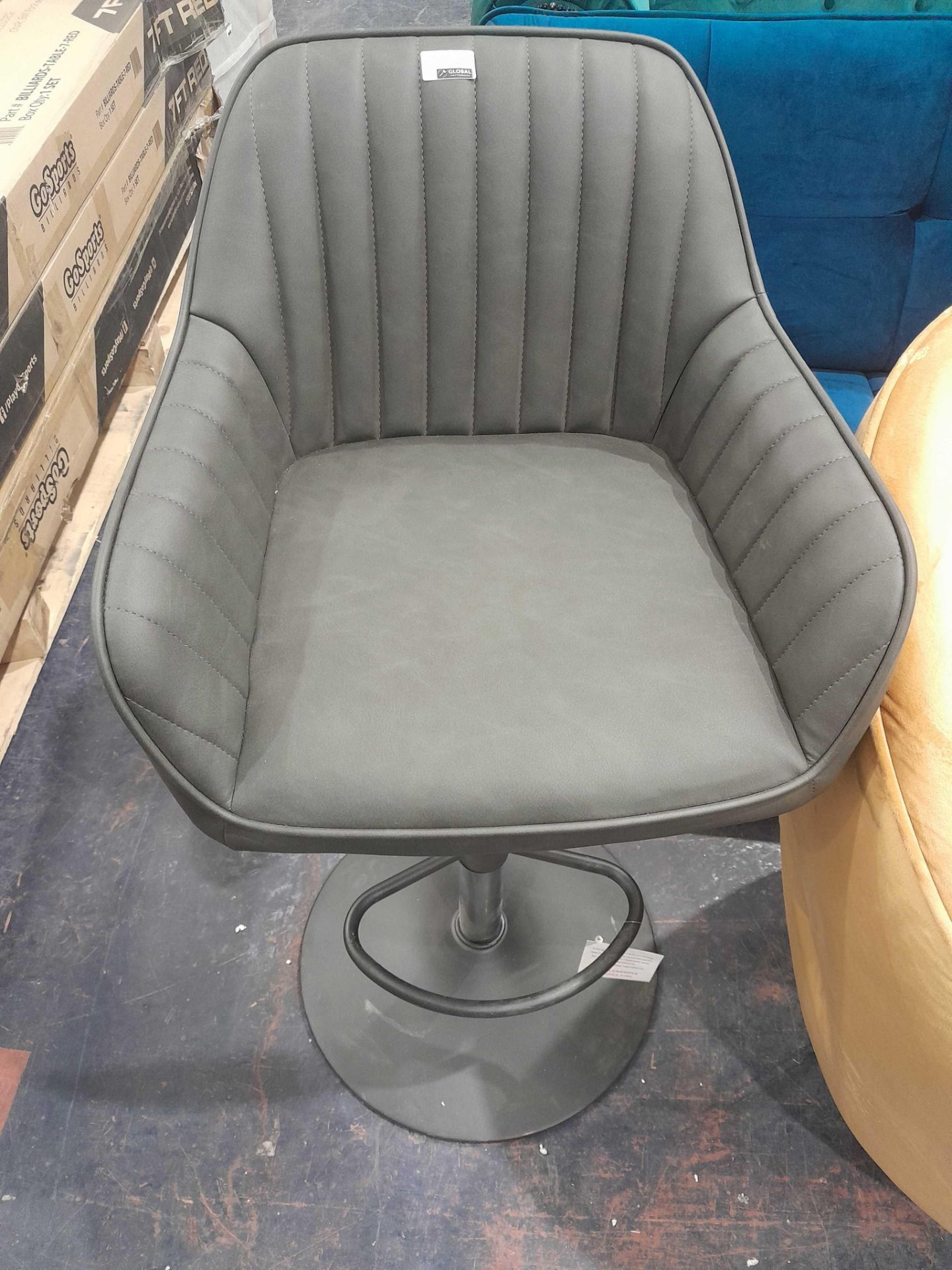 RRP £280 A Upholstered Breakfast Bar Chair - Image 2 of 2