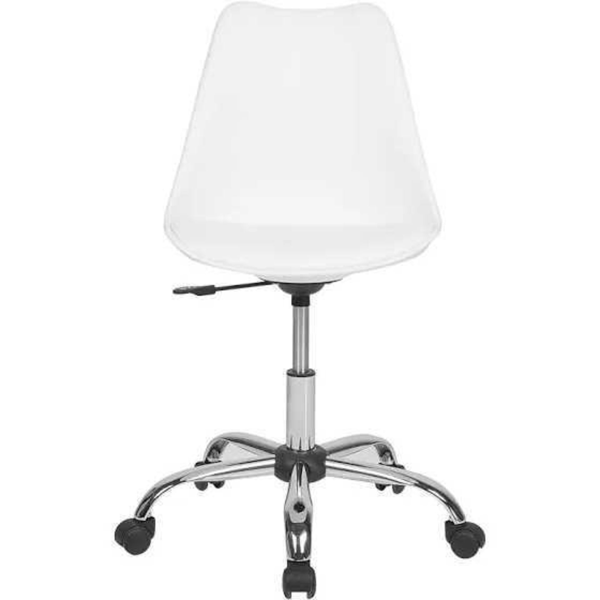 RRP £120 A Boxed Plastic White Computer Chair