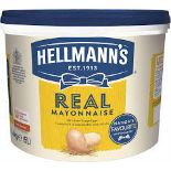 RRP £774 (approx count 60)spW44f1170T  24 x Hellmann's Real Mayonnaise, 5 Litres BBD 05/2023   6 x