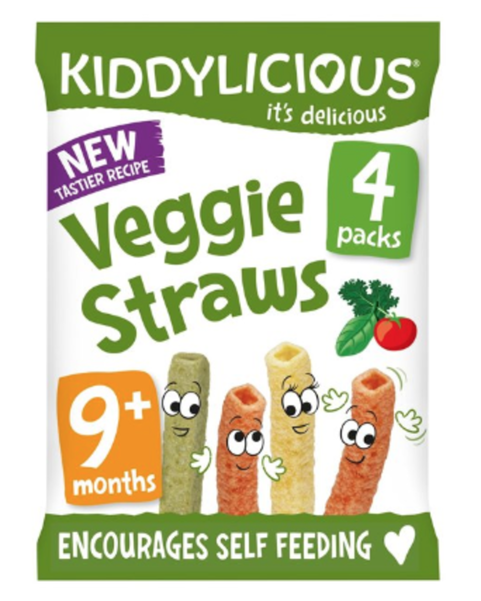 RRP £890 (Approx. Count 91)(F23) 16 x Kiddylicious Veggie Straws - Delicious Snacks for Kids -