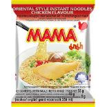 RRP £1401 (Approx. Count 134)(D80) 30 x Mama Instant Wheat Noodles ‚ Oriental Style Chicken