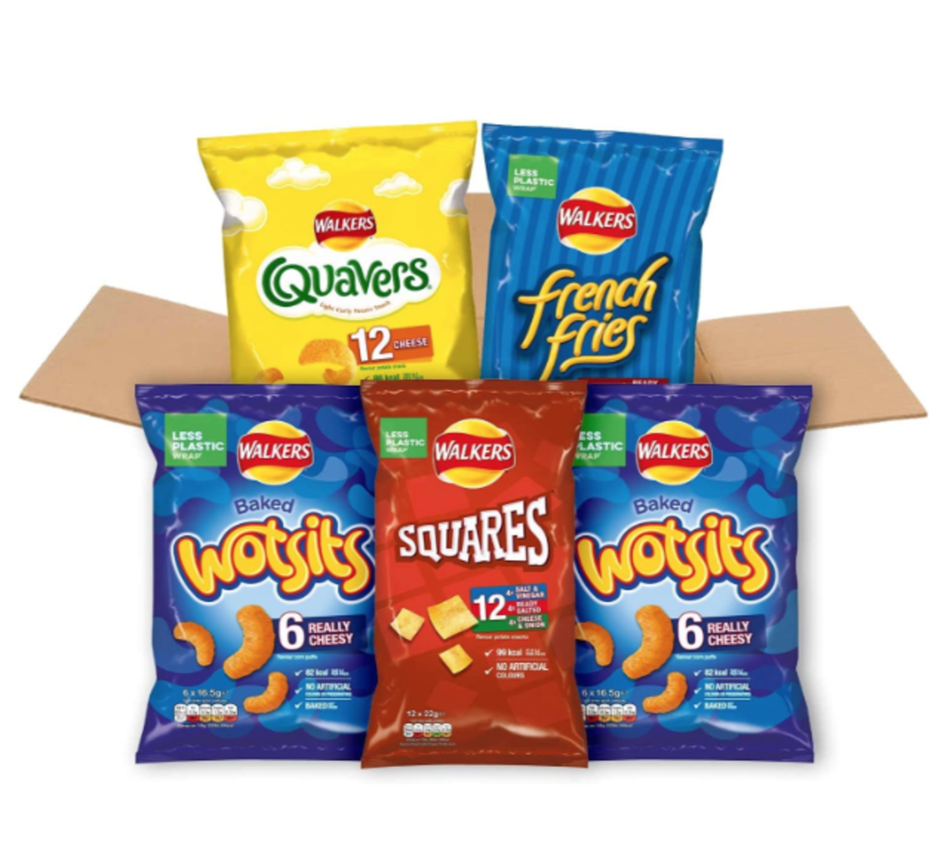 ***RRP £1069 (73 approx count) spW48p1171M 39 x Walkers Under 100 Calories Crisps Snack Box |