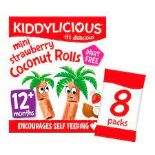 RRP £826 (Approx. Count 52)(E76) spW45x5846y 13 x Kiddylicious Strawberry Coconut Rolls -