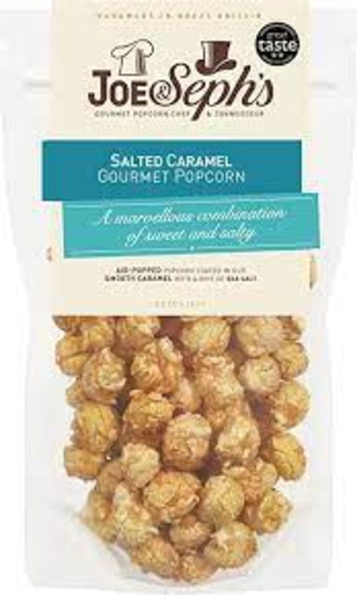 **RRP £672(Approx Count 94)(E82)spW50Q8770s 22 x Joe & Sephs Salted Caramel Popcorn, 1 x 80g Gourmet