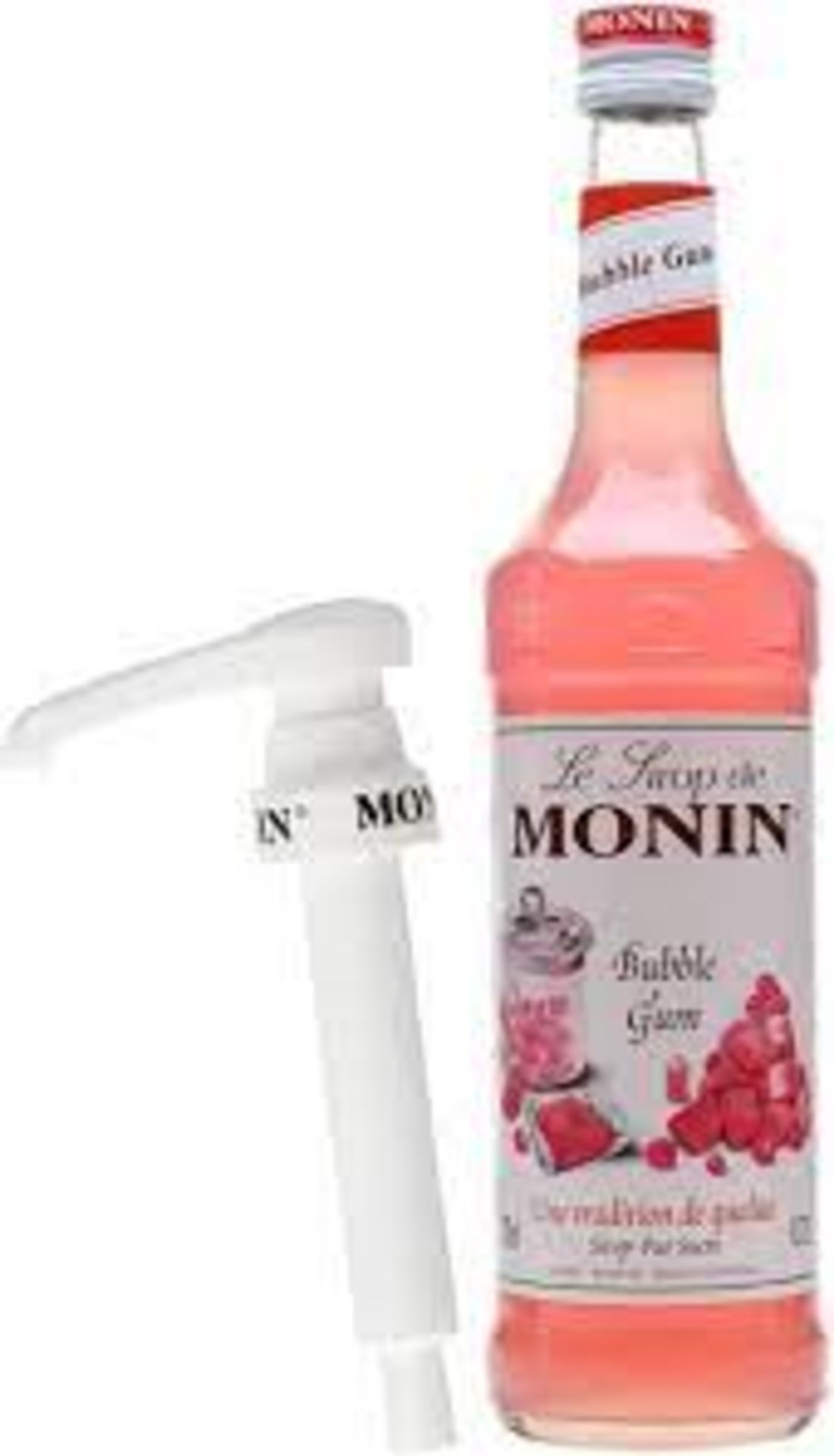 RRP £1291 (Approx Count 88)(F37)spW58f8827m 18 x MONIN Premium Bubble Gum Syrup 700 ml(BBE 09/23) 15