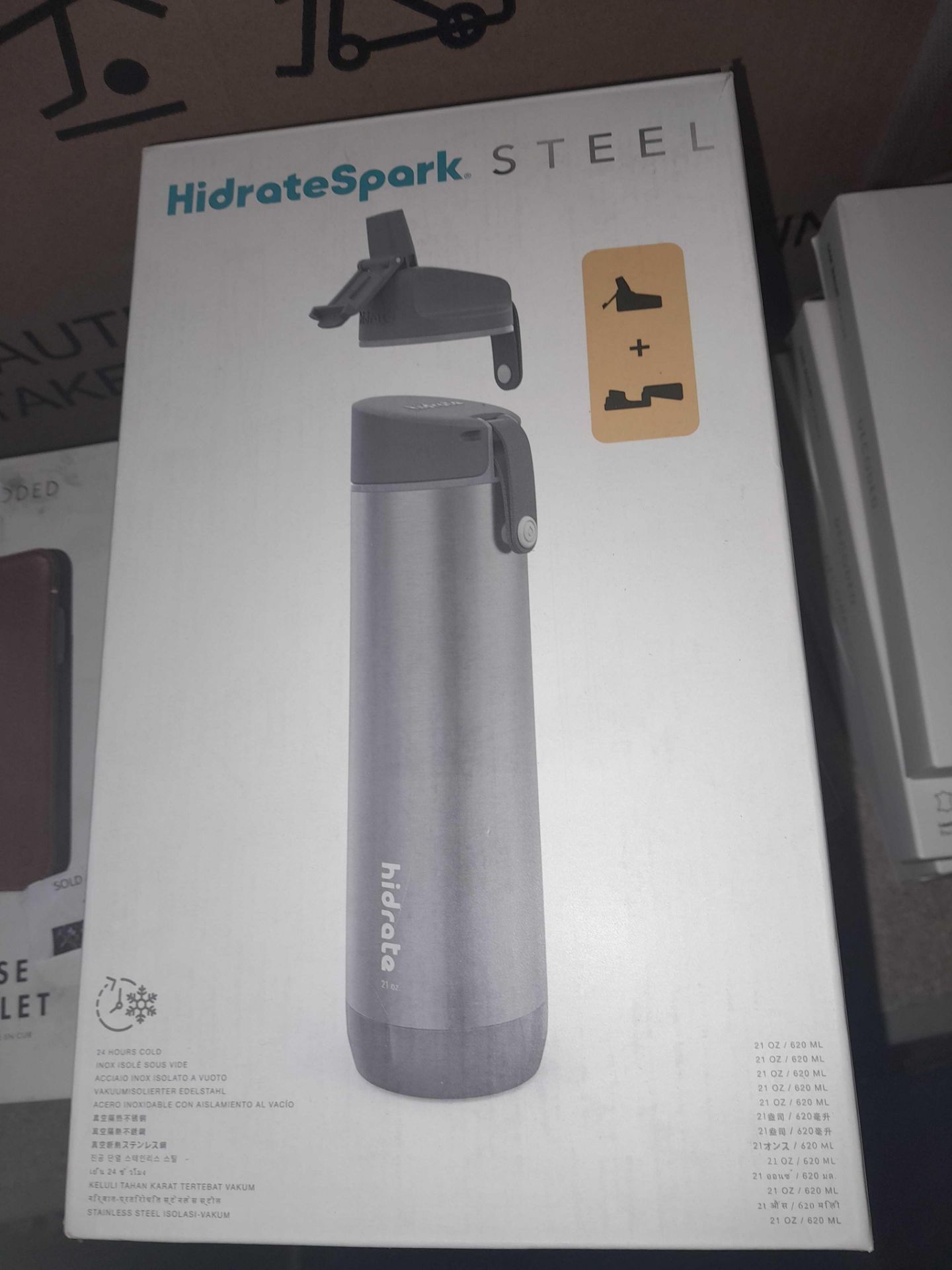 RRP £225 Lot Contains Approx. X3 Boxed Hydrate Spark Steel Bottles - Image 2 of 2