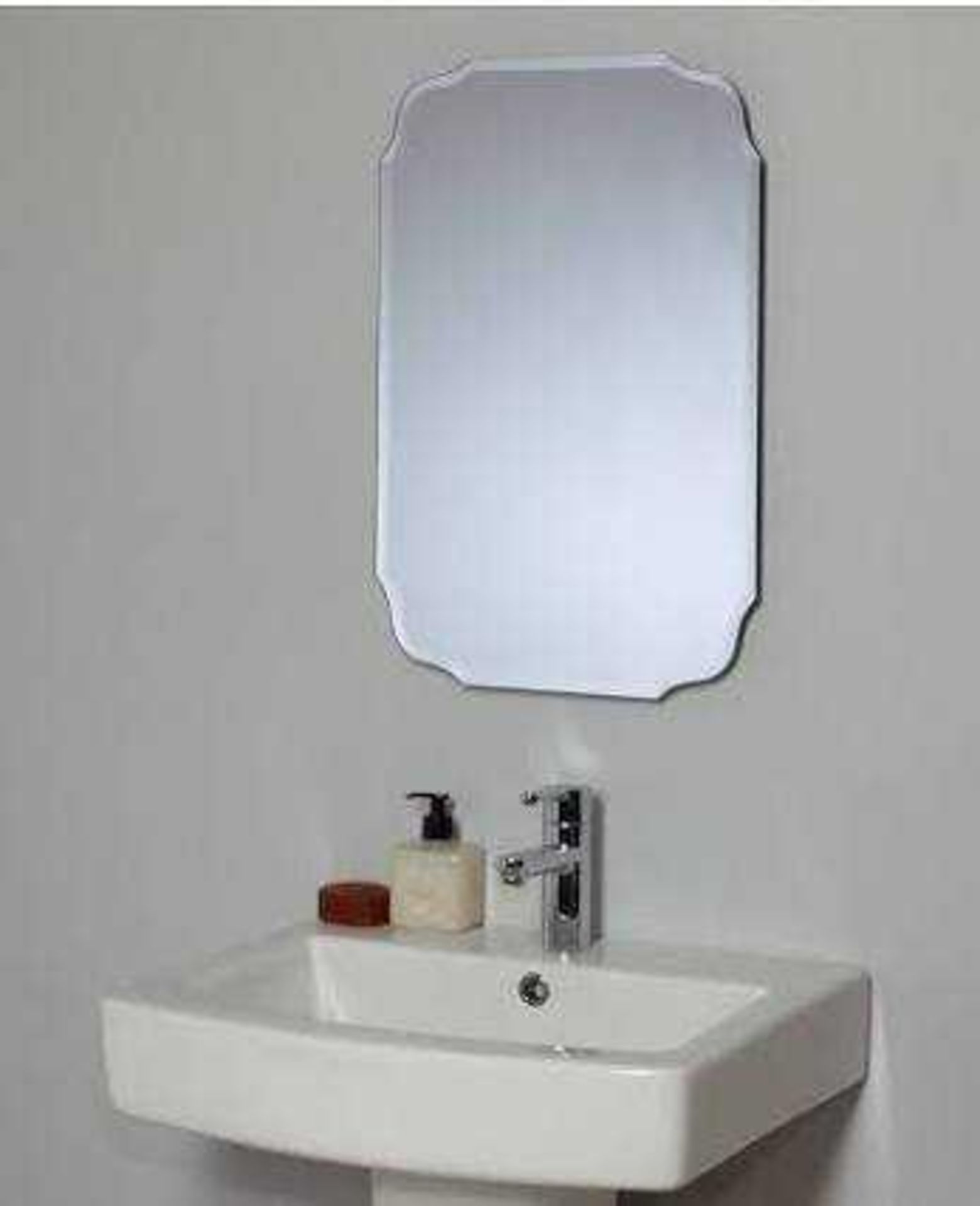 RRP £250 Lot Contains 3 Items Including X2 Boxed Deco Rectangular Mirrors