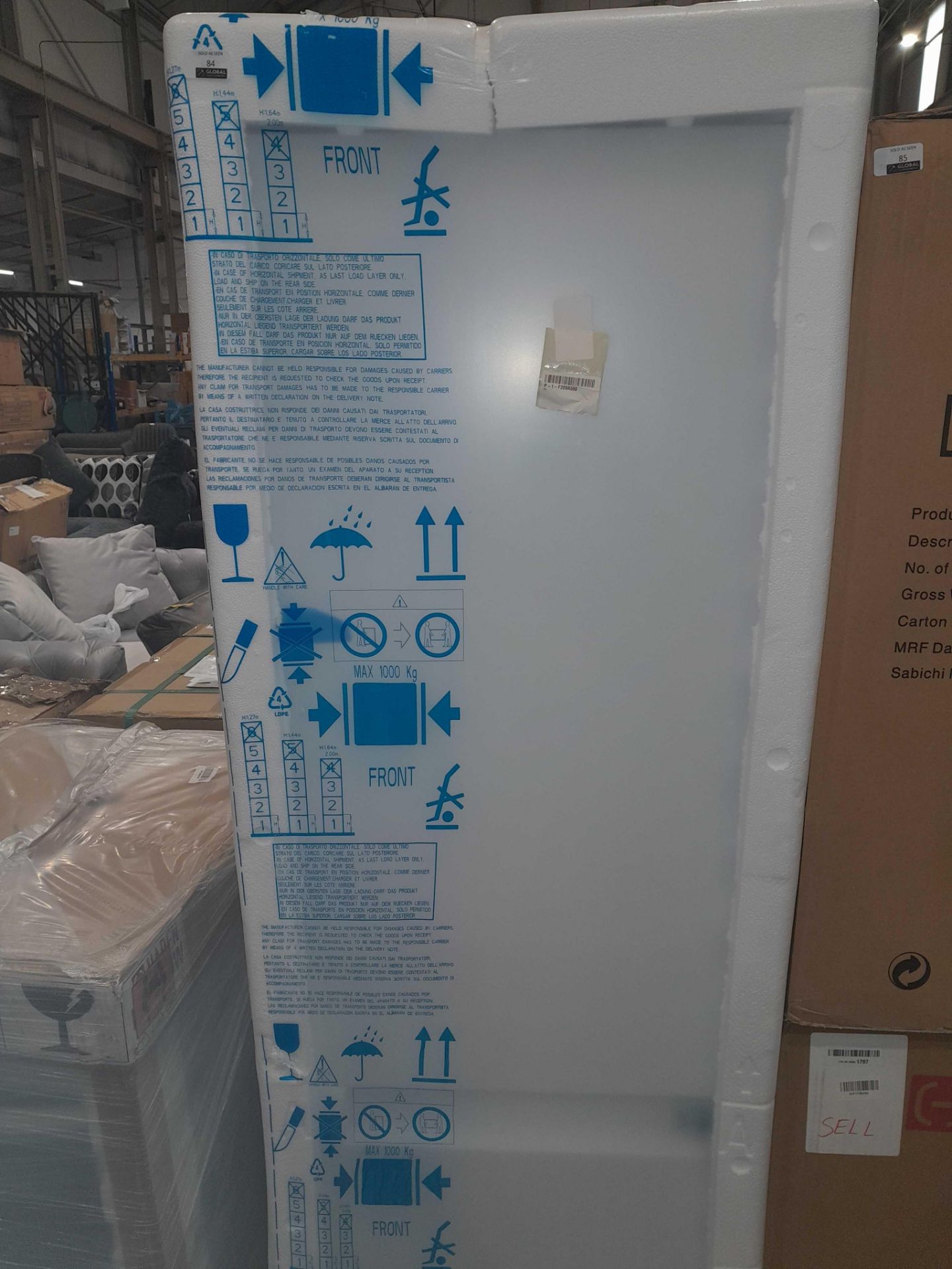RRP £700 Brand New Factory Sealed Hotpoint Fridge Freezer - Image 2 of 3