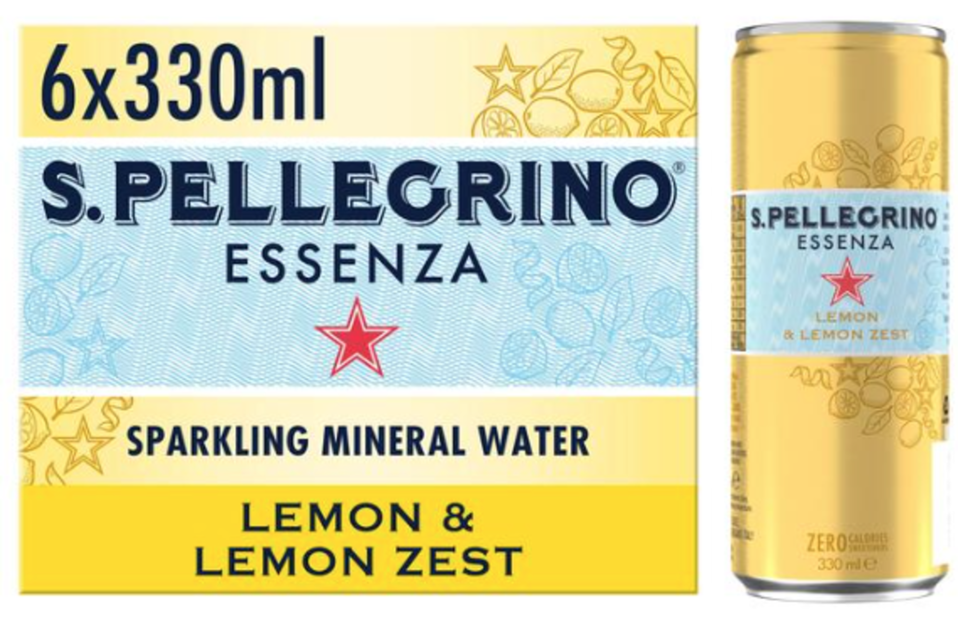 **RRP £1496 (Approx Count) spW46n5408I 11 x San Pellegrino Essenza Sparkling Water Lemon & Lemon