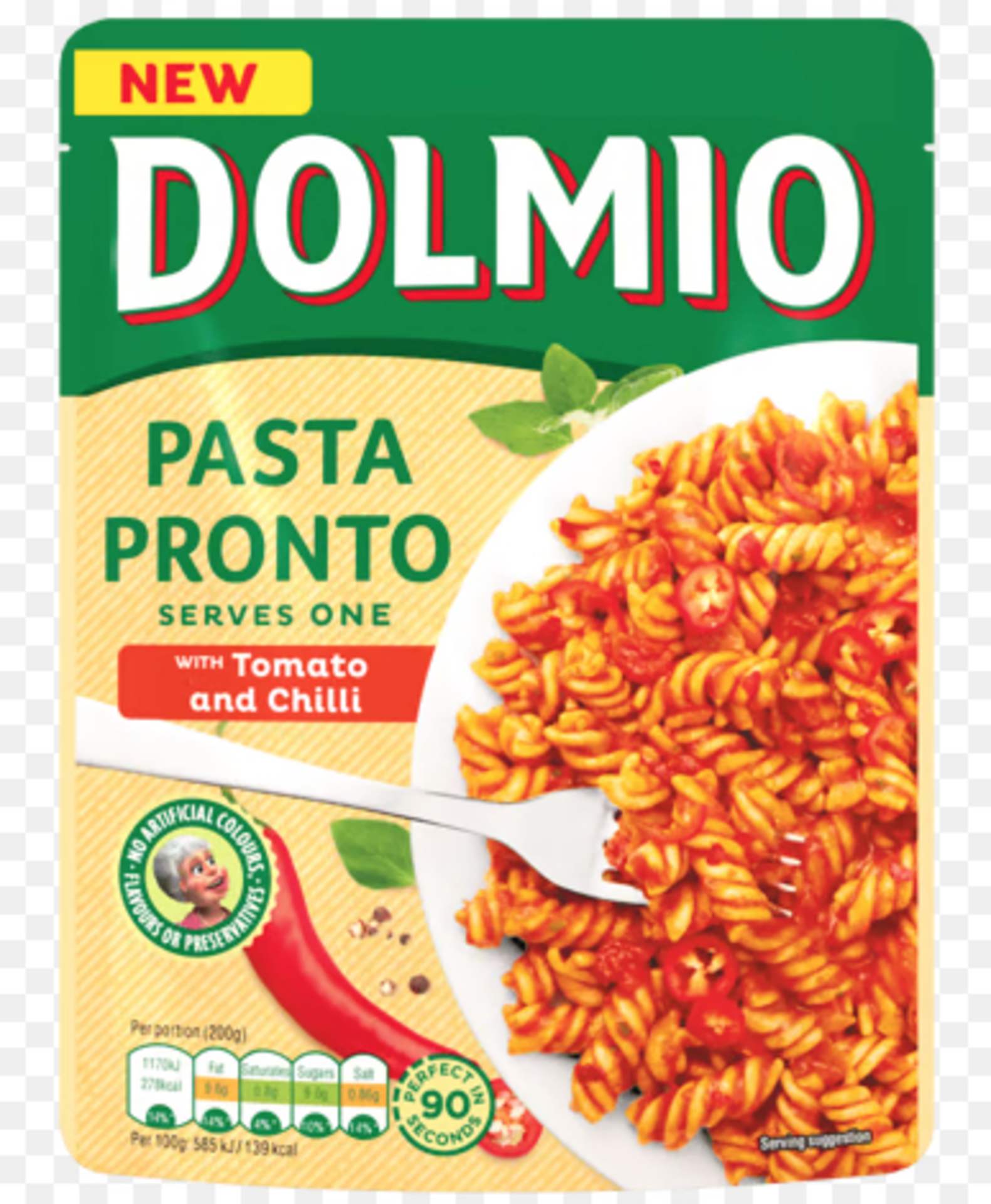 **RRP £818 (Approx. Count 74)(E48) spW48m5774A 10 x Dolmio Pasta Pronto Tomato & Chilli Microwave