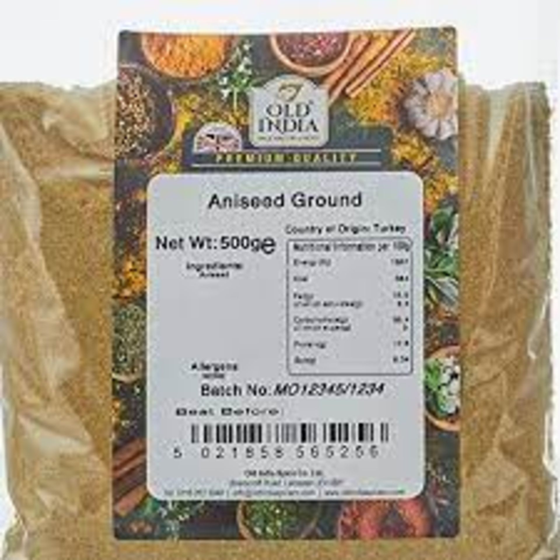 **RRP £1264 (approx count 97)(f46) spW40L2653e 2 x Old India Aniseed Ground 500 g  3 x Twist