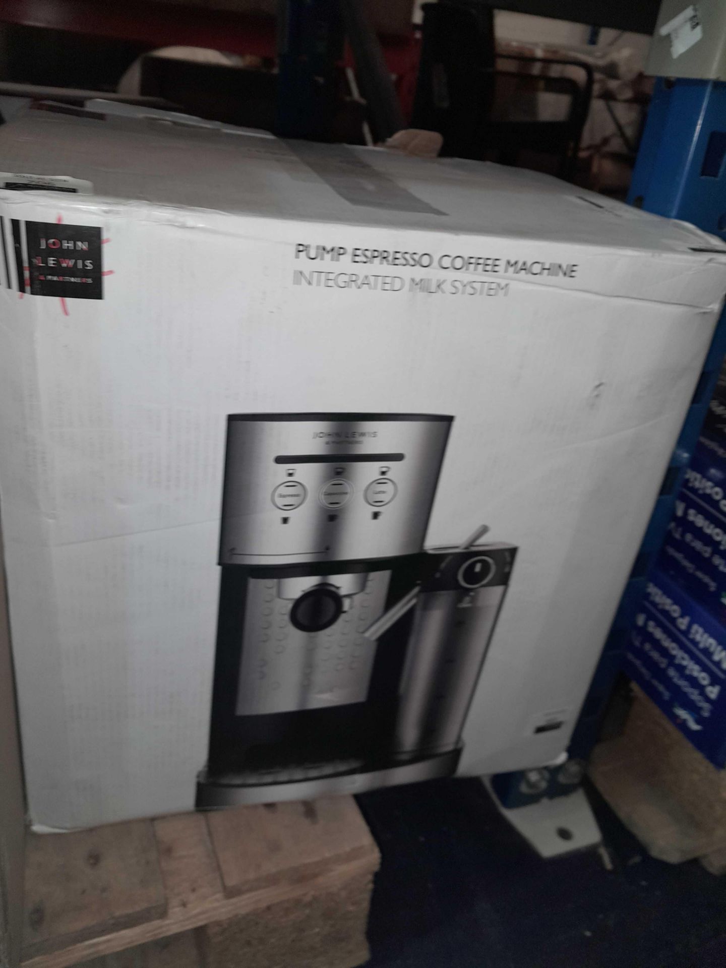 RRP £100 Boxed John Lewis Pump Espresso Coffee Machine - Image 2 of 2