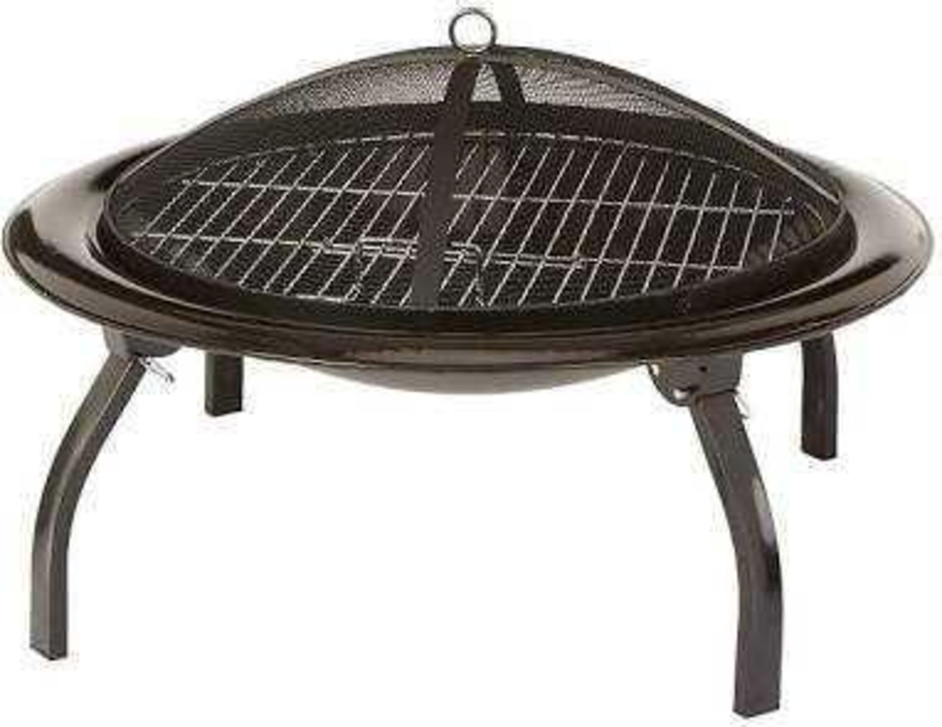 RRP £190 Lot Contains 4 Items Including X2 Brand New Boxed Amazon Basics Portable Folding Fire Pit