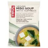RRP £2804 (Approx. Count 221) spW33i6635X 172 x Yutaka Instant Miso Soup Vegetarian 7.5 g (Pack of