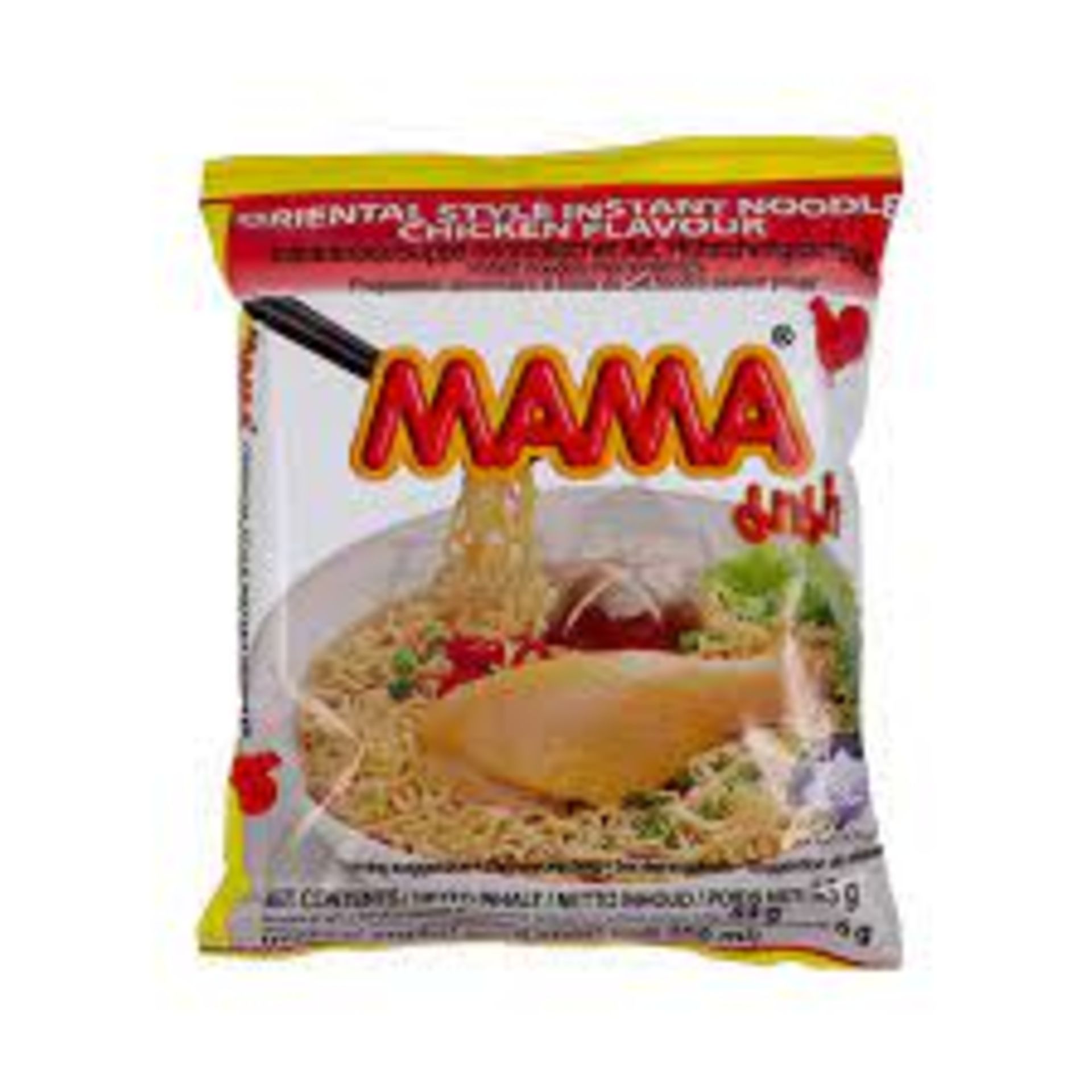 RRP £1401 (Approx. Count 134)(D80) 30 x Mama Instant Wheat Noodles ‚ Oriental Style Chicken