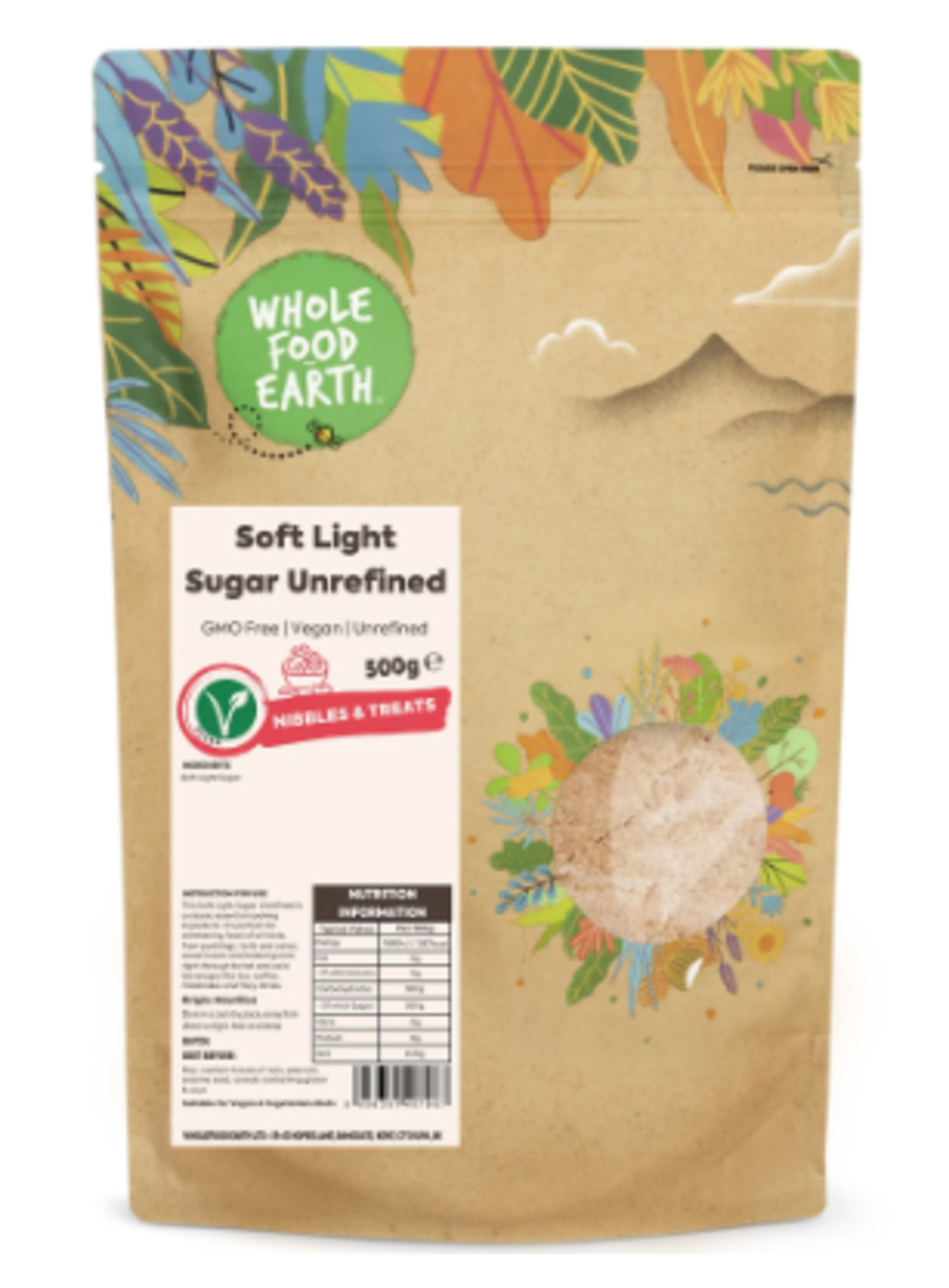 RRP £845 (Approx Count)(F62) spSBN21sXVj 27 x Wholefood Earth - Soft Light Sugar Unrefined 500 g (
