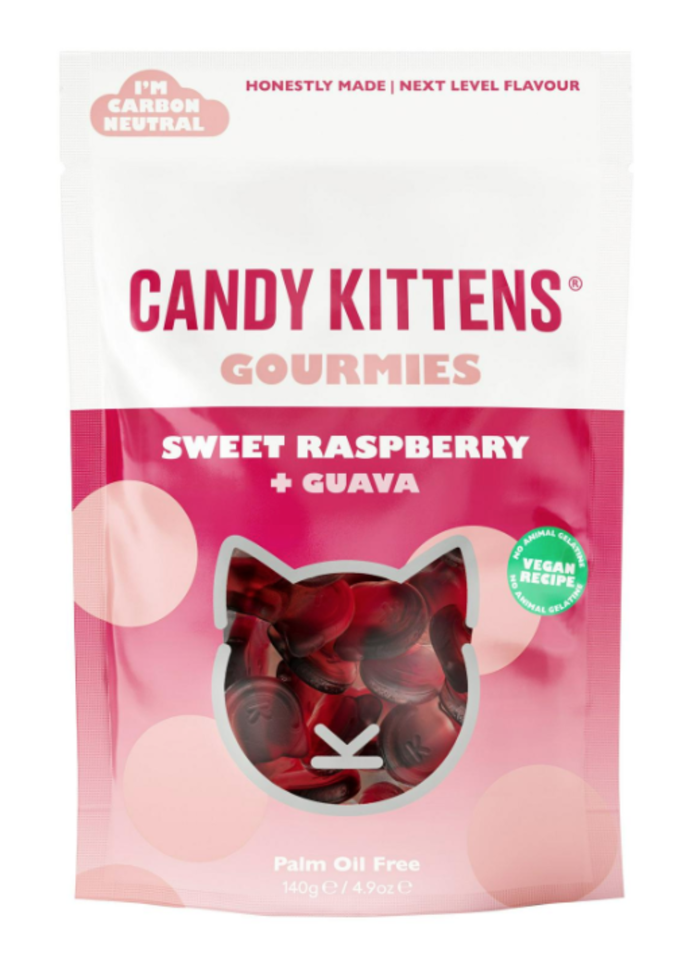 RRP £929 (Approx. Count 138)(F58) 32 x CANDY KITTENS GOURMIES Sweet Raspberry & Guava - 140g Sweet