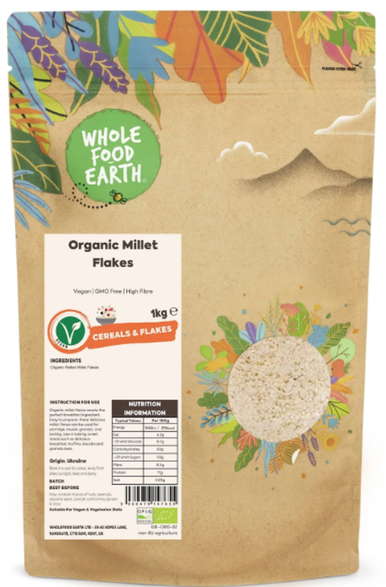 **RRP £851 (Approx. Count 100)(F50) spId011F87P 22 x Wholefood Earth Organic Millet Flakes ‚ - Image 3 of 3