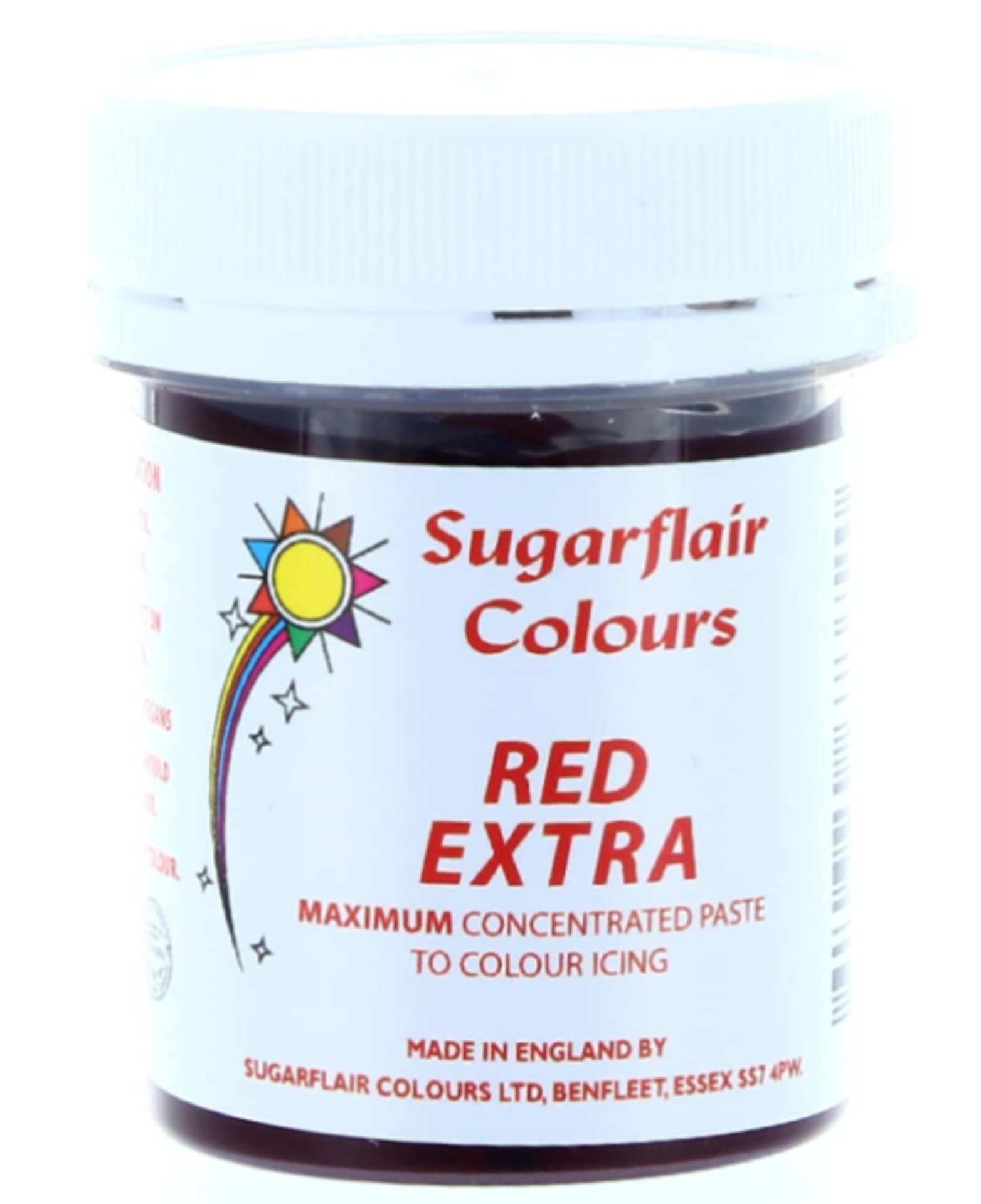 RRP £2698 (Approx Count 160)(F69) spW58f8828a 50 x Sugarflair Red Extra Maximum Concentrated Food