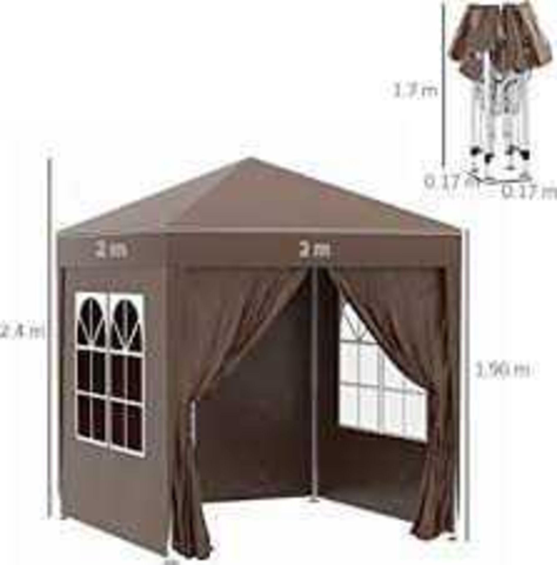 RRP £80 Boxed Lemorin Party Tent