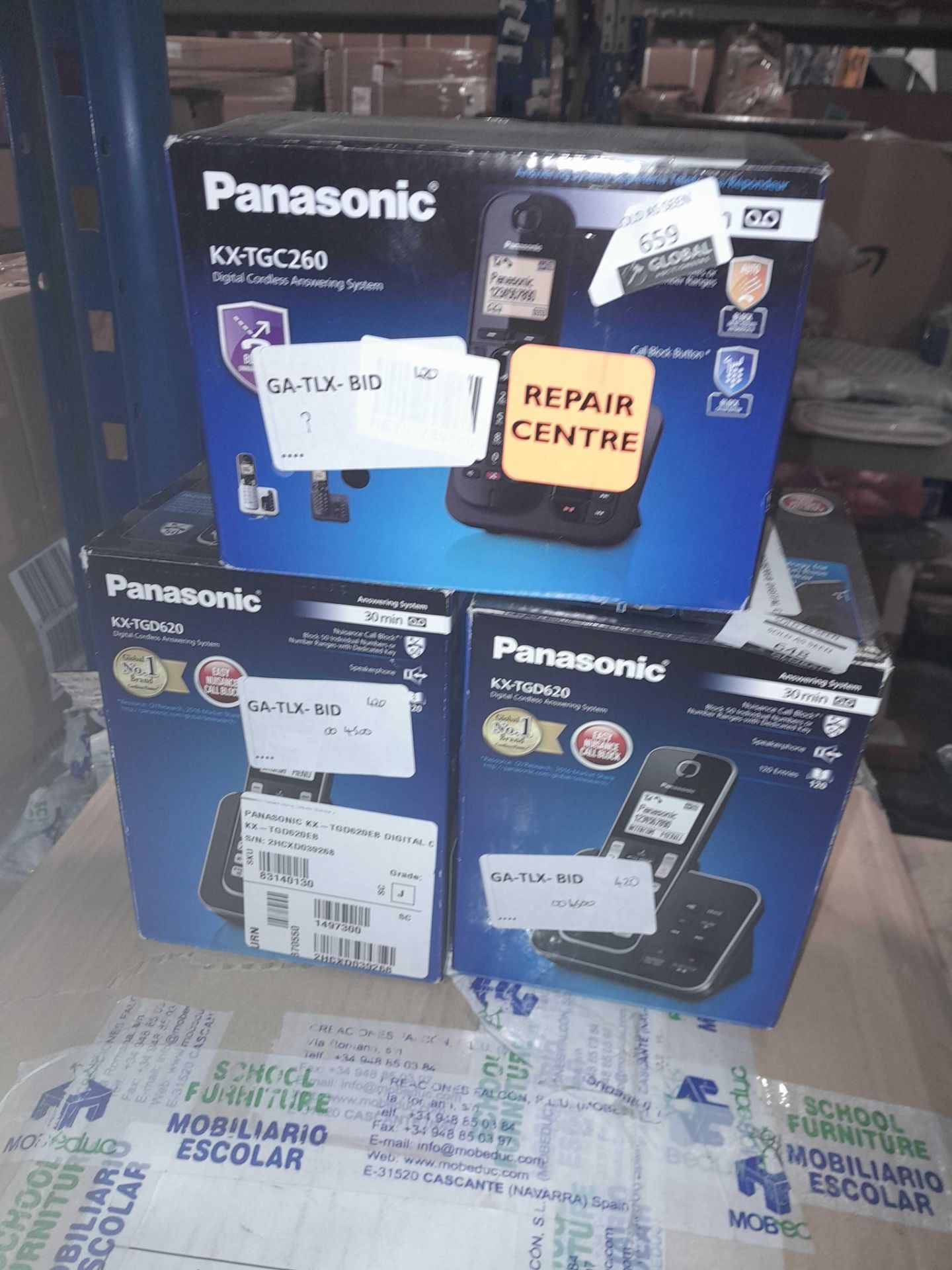 RRP £150 Lot Contains Approx. X3 Panasonic Digital Cordless Answering System - Image 2 of 2